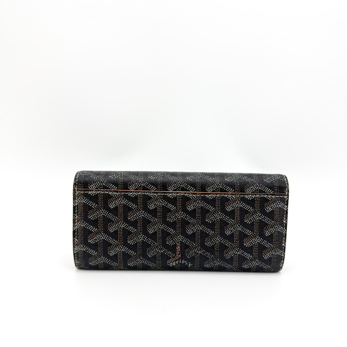 Goyard Richelieu Coated Canvas Black Canvas Wallets Accessory (Pre-Owned)