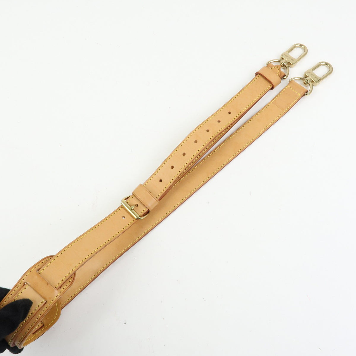 Louis Vuitton Adjustable Shoulder Strap Vachetta Leather Beige Leather Straps Accessory (Pre-Owned)