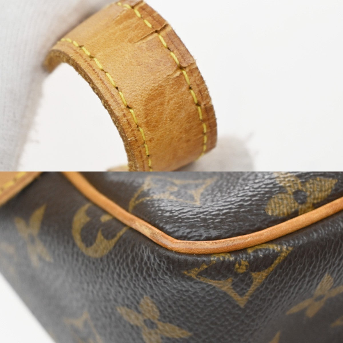 Louis Vuitton Viva Cite Monogram Canvas Brown Canvas Shoulder Bag Bag (Pre-Owned)