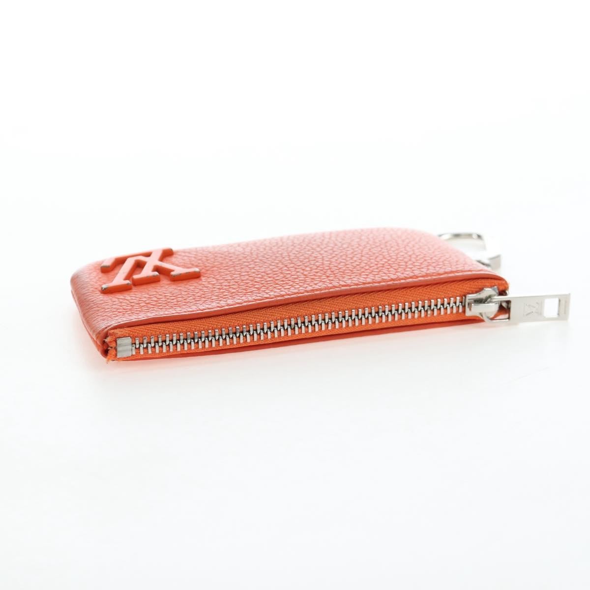 Louis Vuitton Pochette Clés Everyday Lv Leather Orange Leather Wallets Accessory (Pre-Owned)