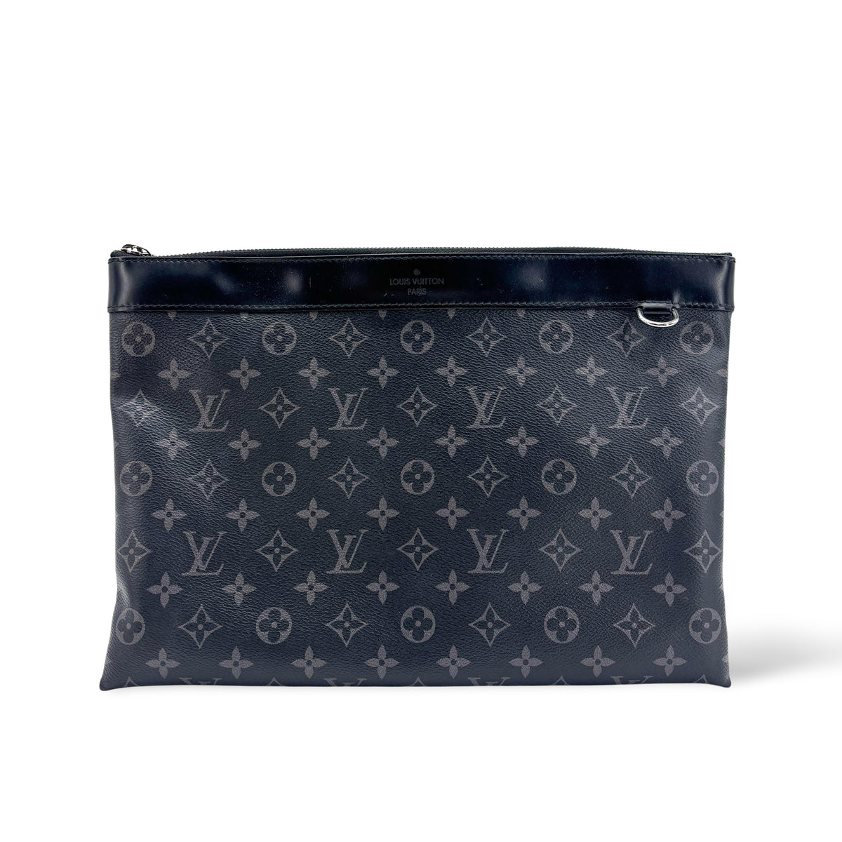 Louis Vuitton Discovery Pochette Monogram Eclipse Canvas Black Canvas Clutche & Pouche Bag (Pre-Owned)