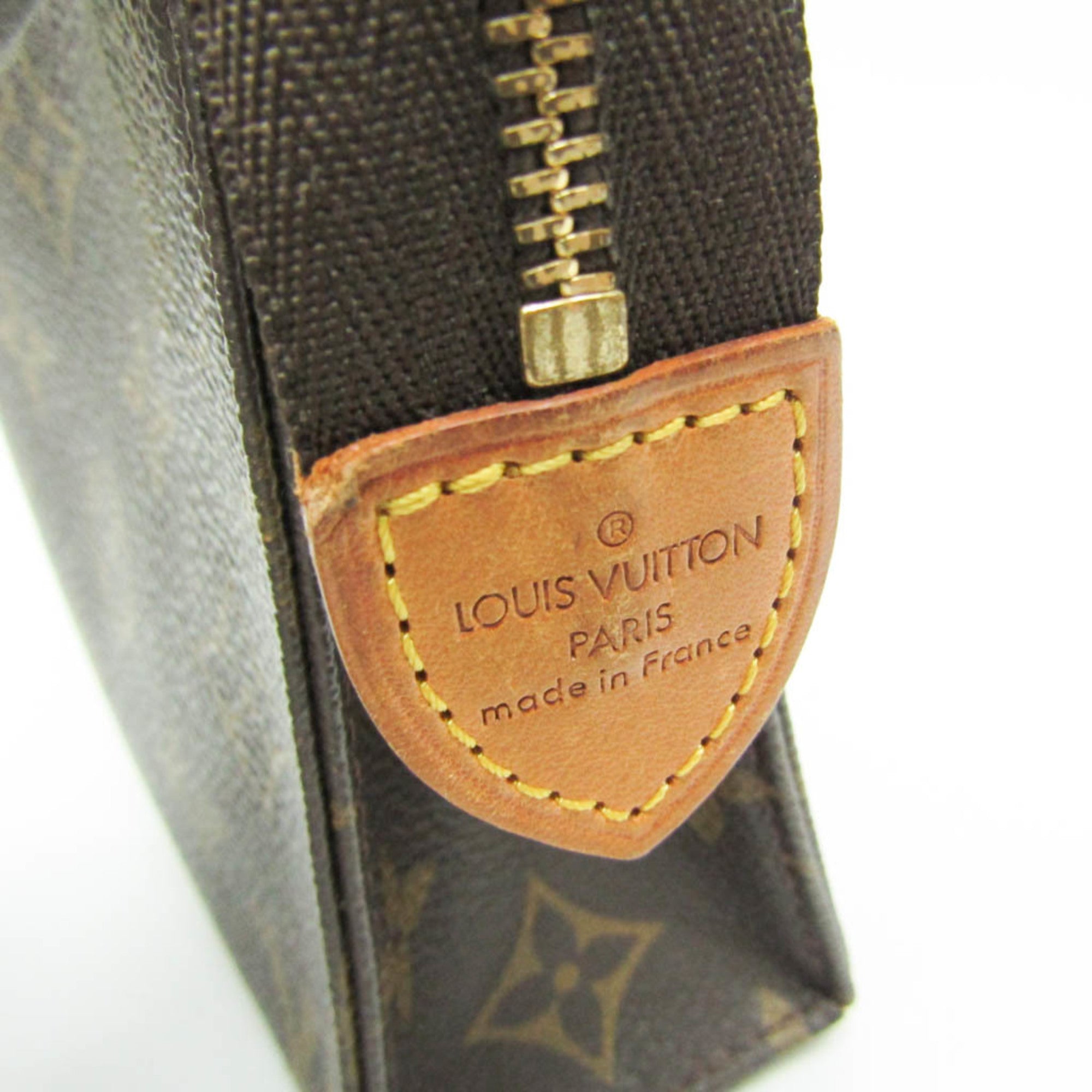 Louis Vuitton Toiletry Monogram Canvas Brown Canvas Clutche & Pouche Bag (Pre-Owned)