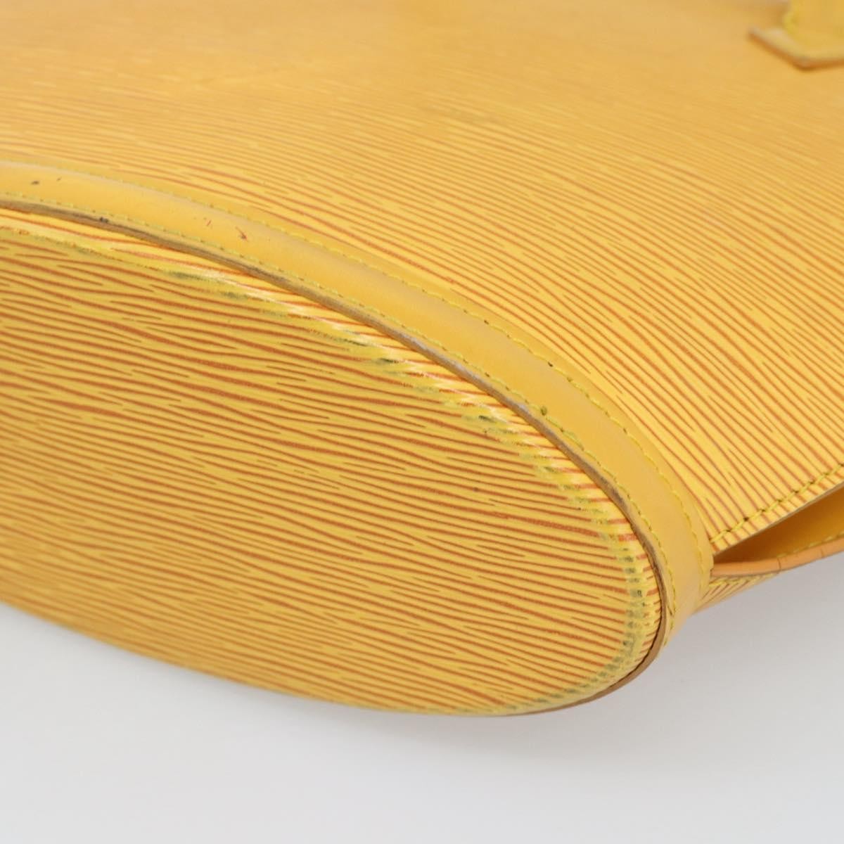 Louis Vuitton Saint Jacques Epi Leather Yellow Leather Handbag (Pre-Owned)