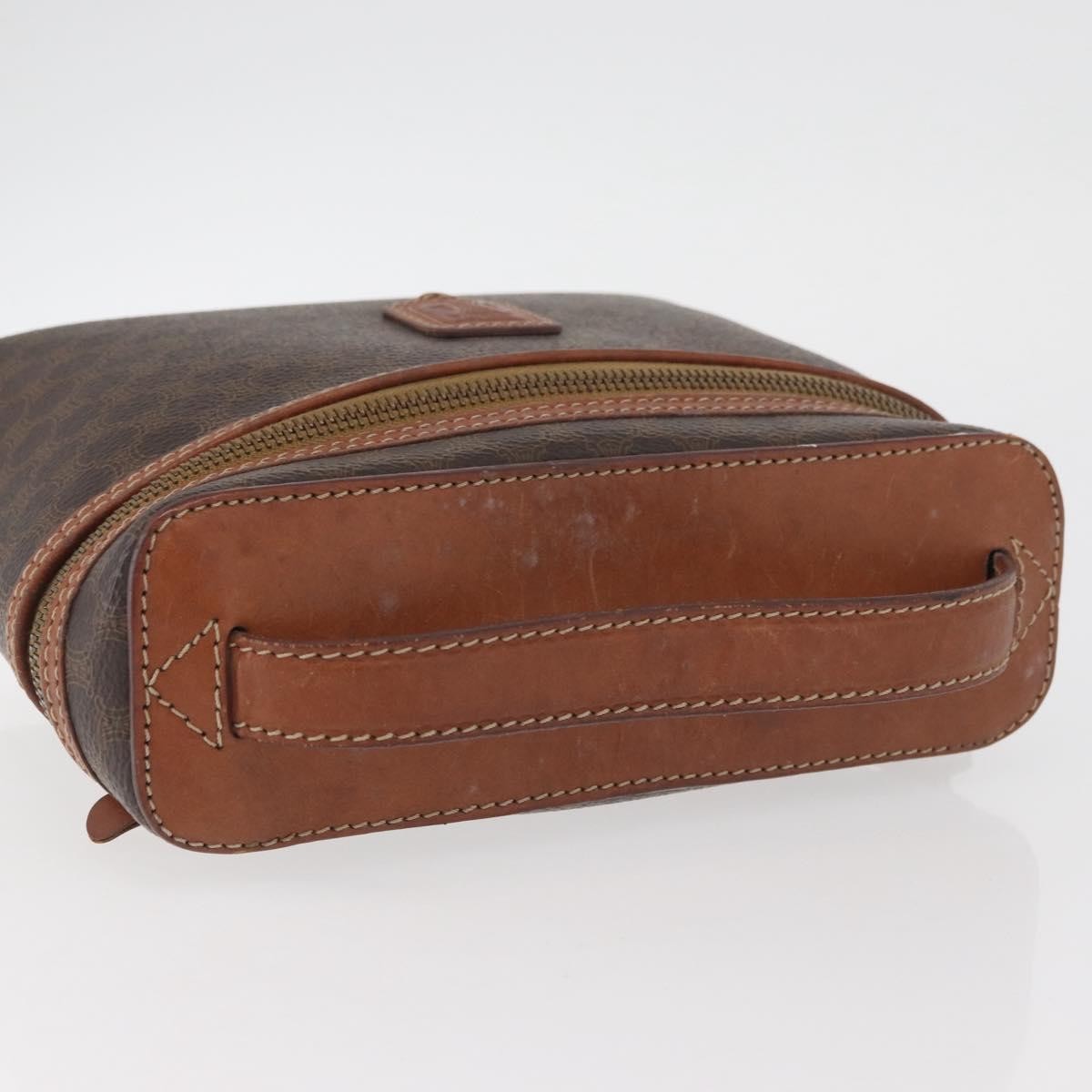 Celine Macadam Vanity Canvas Brown Canvas Clutche & Pouche Bag (Pre-Owned)