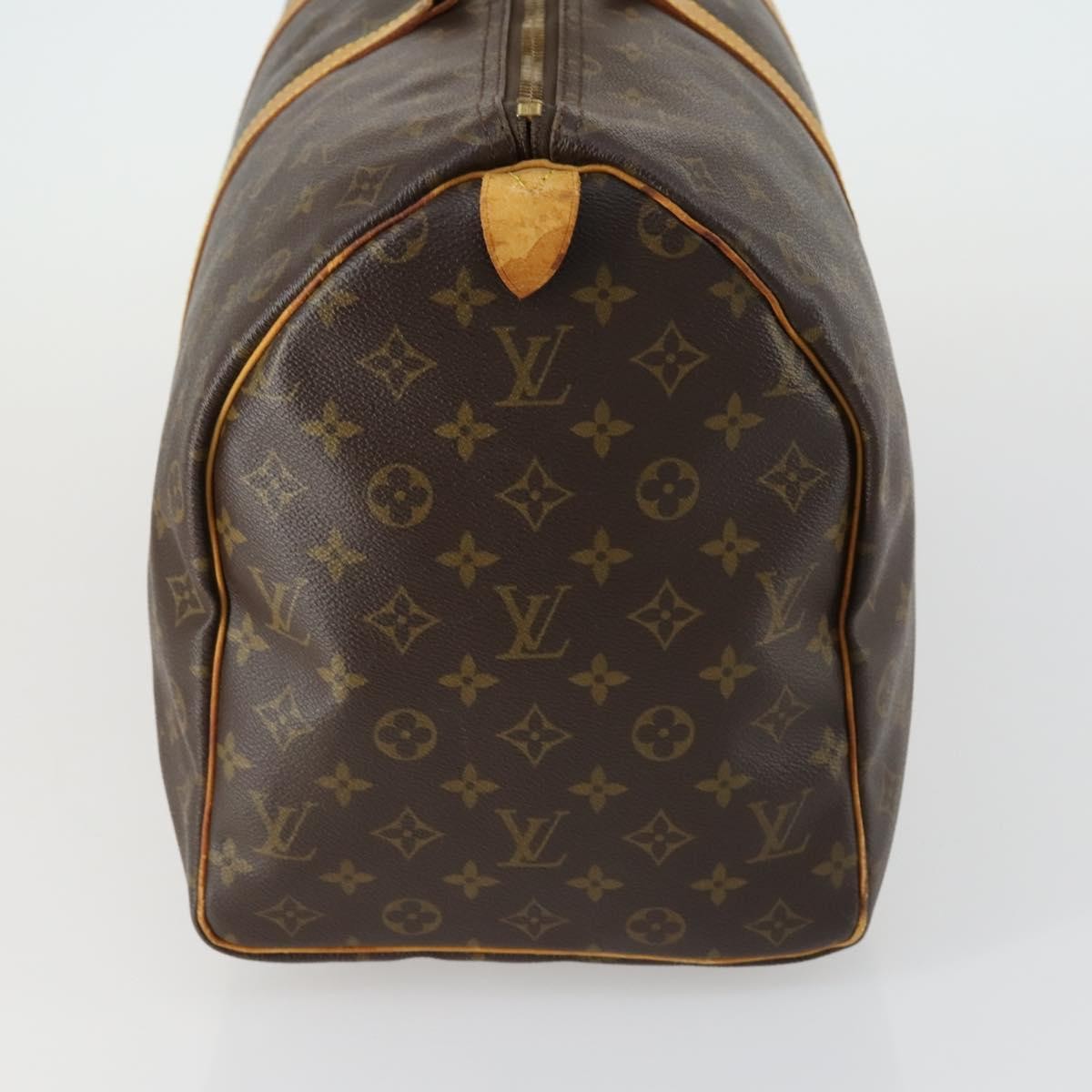 Louis Vuitton Keepall Monogram Canvas Brown Canvas Travel Bag Bag (Pre-Owned)
