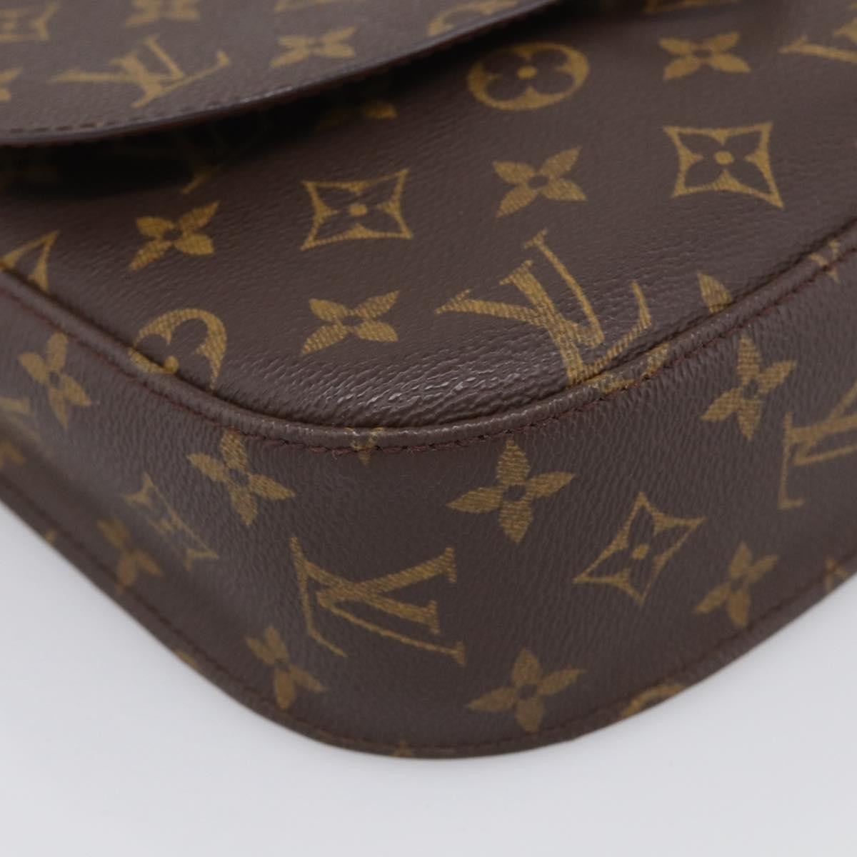 Louis Vuitton Saint Cloud Monogram Canvas Brown Canvas Handbag (Pre-Owned)