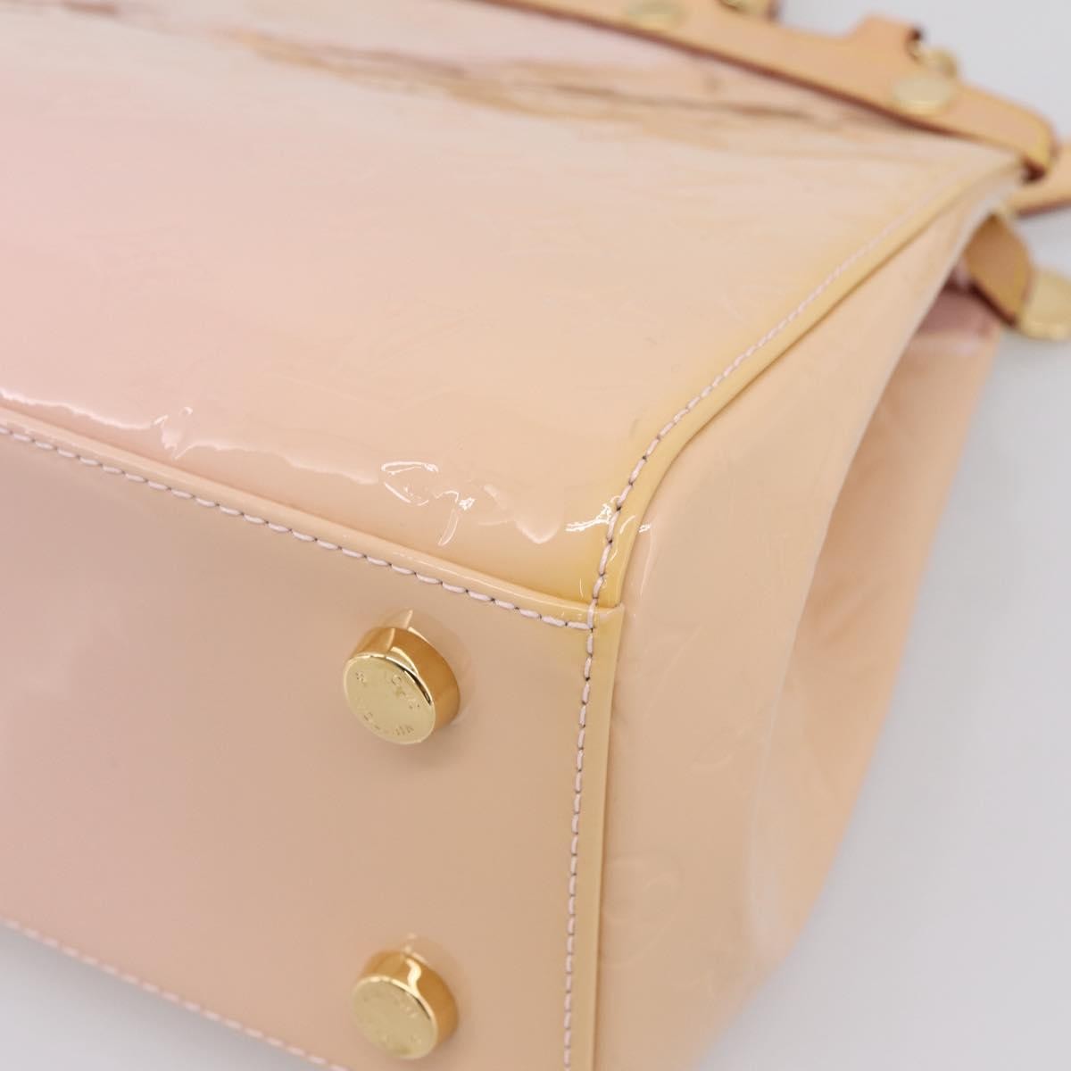 Louis Vuitton Blair Monogram Vernis Pink Patent_Leather Handbag (Pre-Owned)