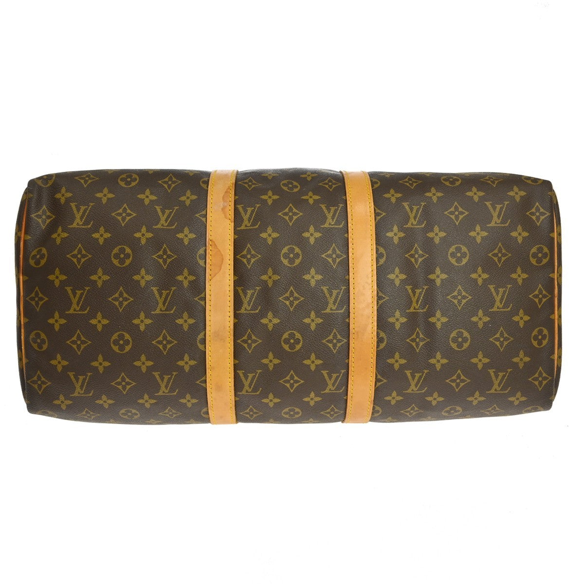 Louis Vuitton Keepall Monogram Canvas Brown Canvas Travel Bag Bag (Pre-Owned)