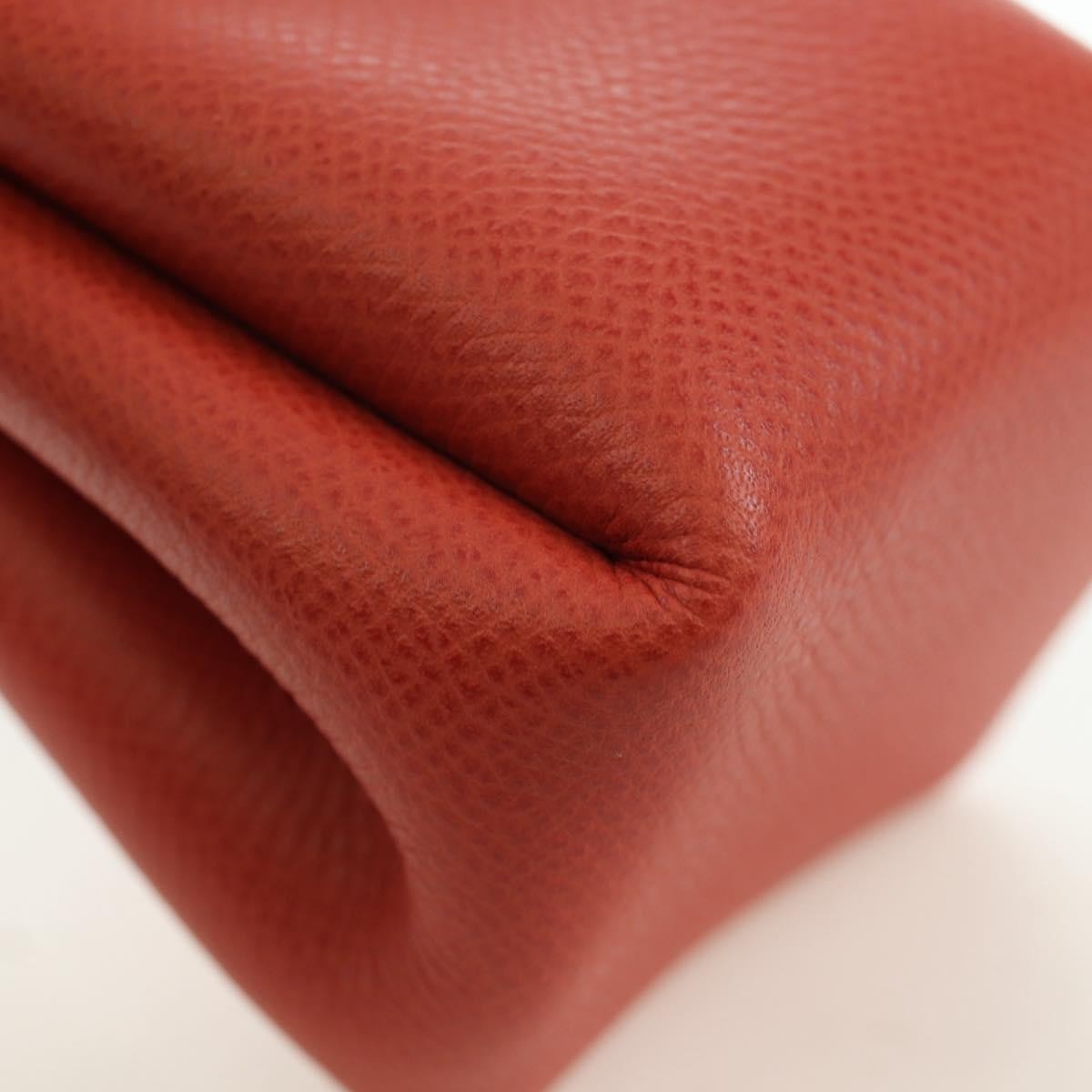Hermes Vespa Leather Red Leather Clutche & Pouche Bag (Pre-Owned)