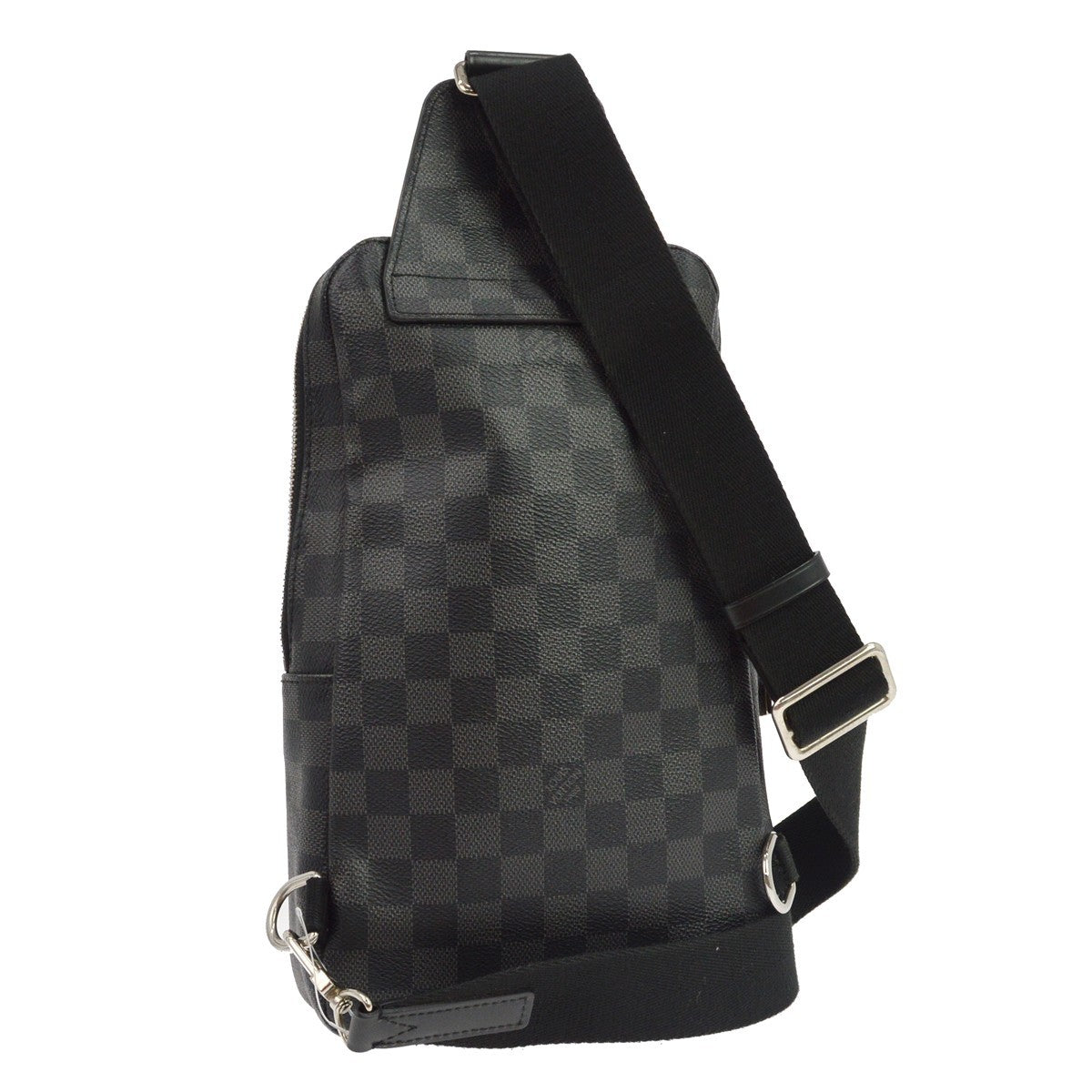 Louis Vuitton Avenue Sling Damier Graphite Gray Canvas Shoulder Bag Bag (Pre-Owned)