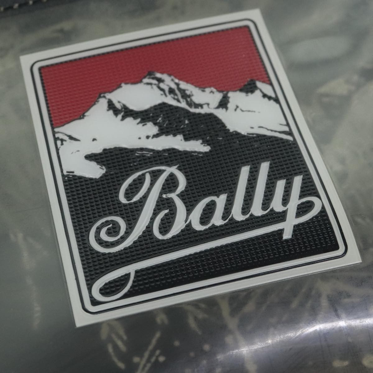 Bally Vintage Vinyl Transparent Plastic Backpack Bag (Pre-Owned)