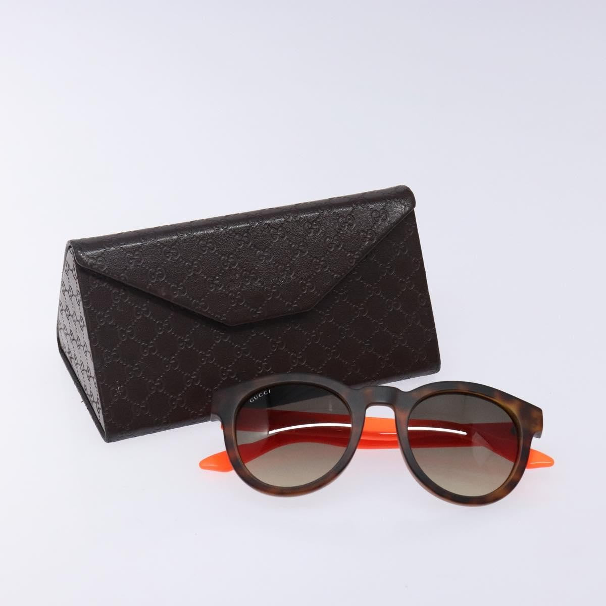 Gucci Eyewear Sunglasses Orange Plastic Sunglasse Accessory (Pre-Owned)