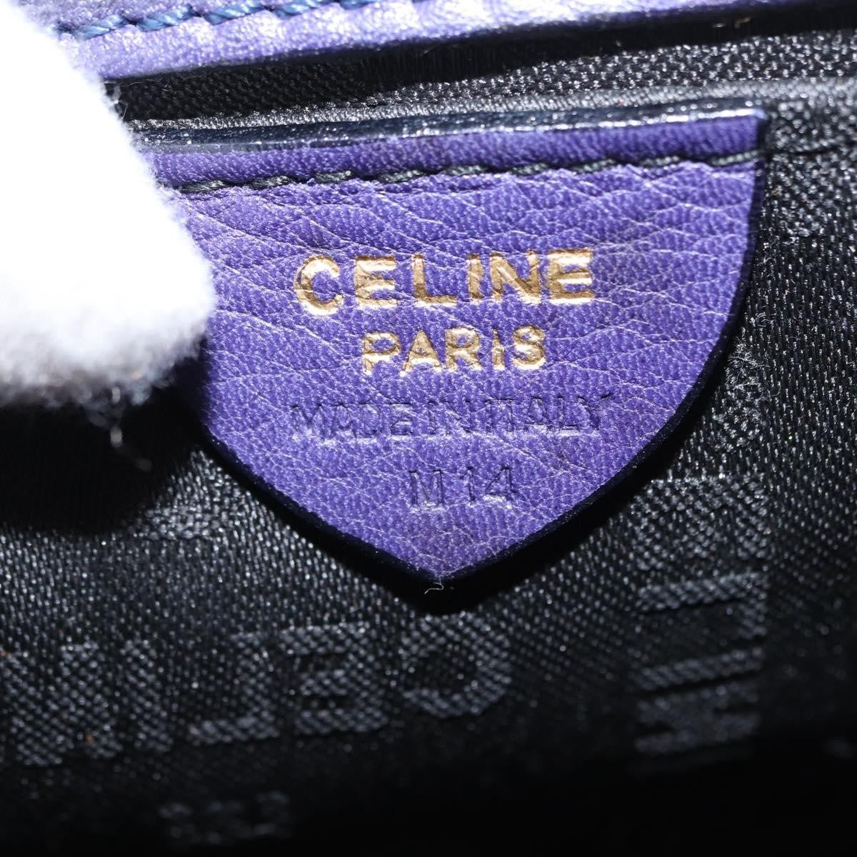 Celine Handbag Suede Purple Suede Handbag (Pre-Owned)