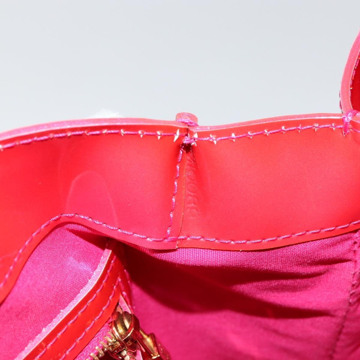 Louis Vuitton Wilshire Monogram Vernis Pink Patent_Leather Handbag (Pre-Owned)