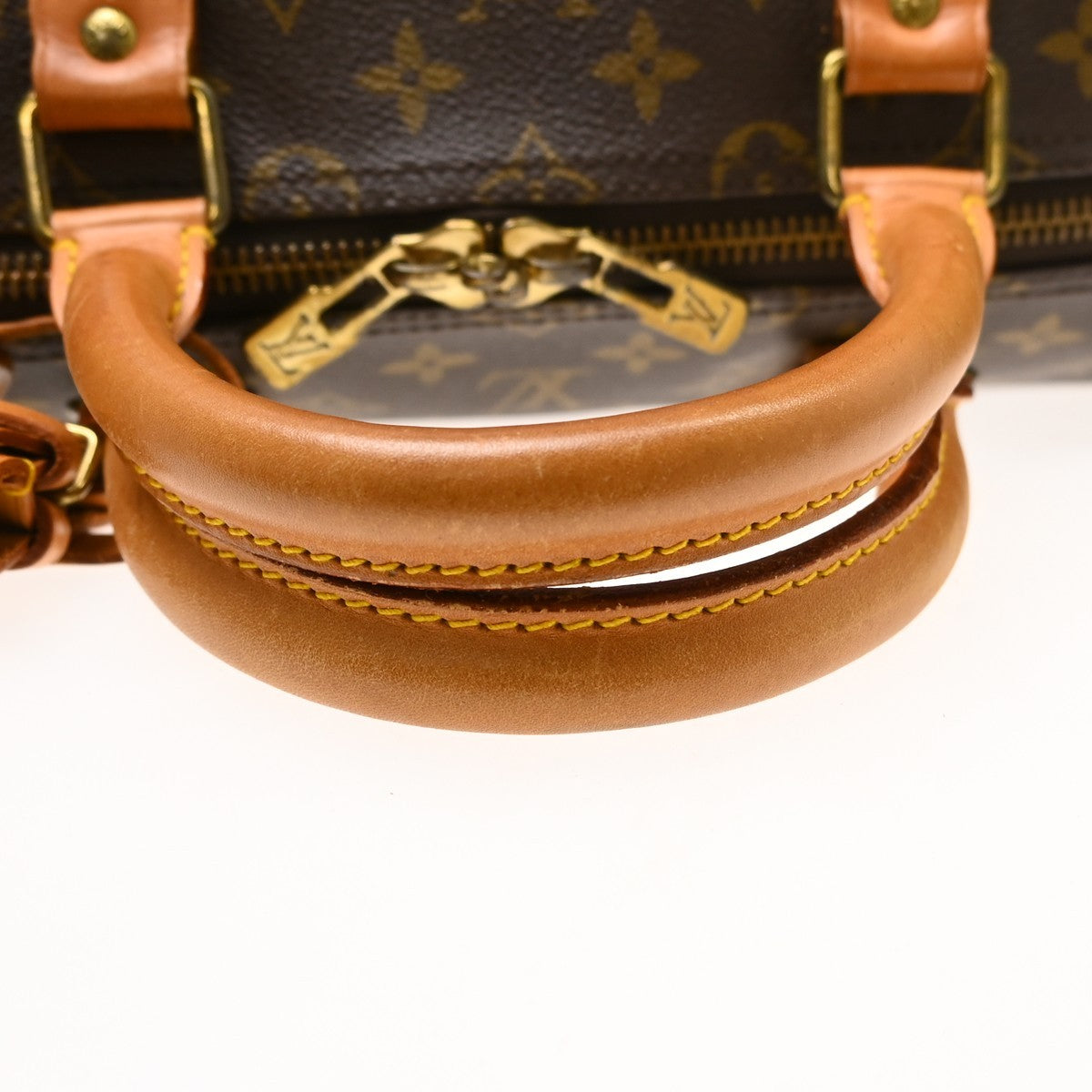 Louis Vuitton Keepall Monogram Brown Canvas Travel Bag Bag (Pre-Owned)