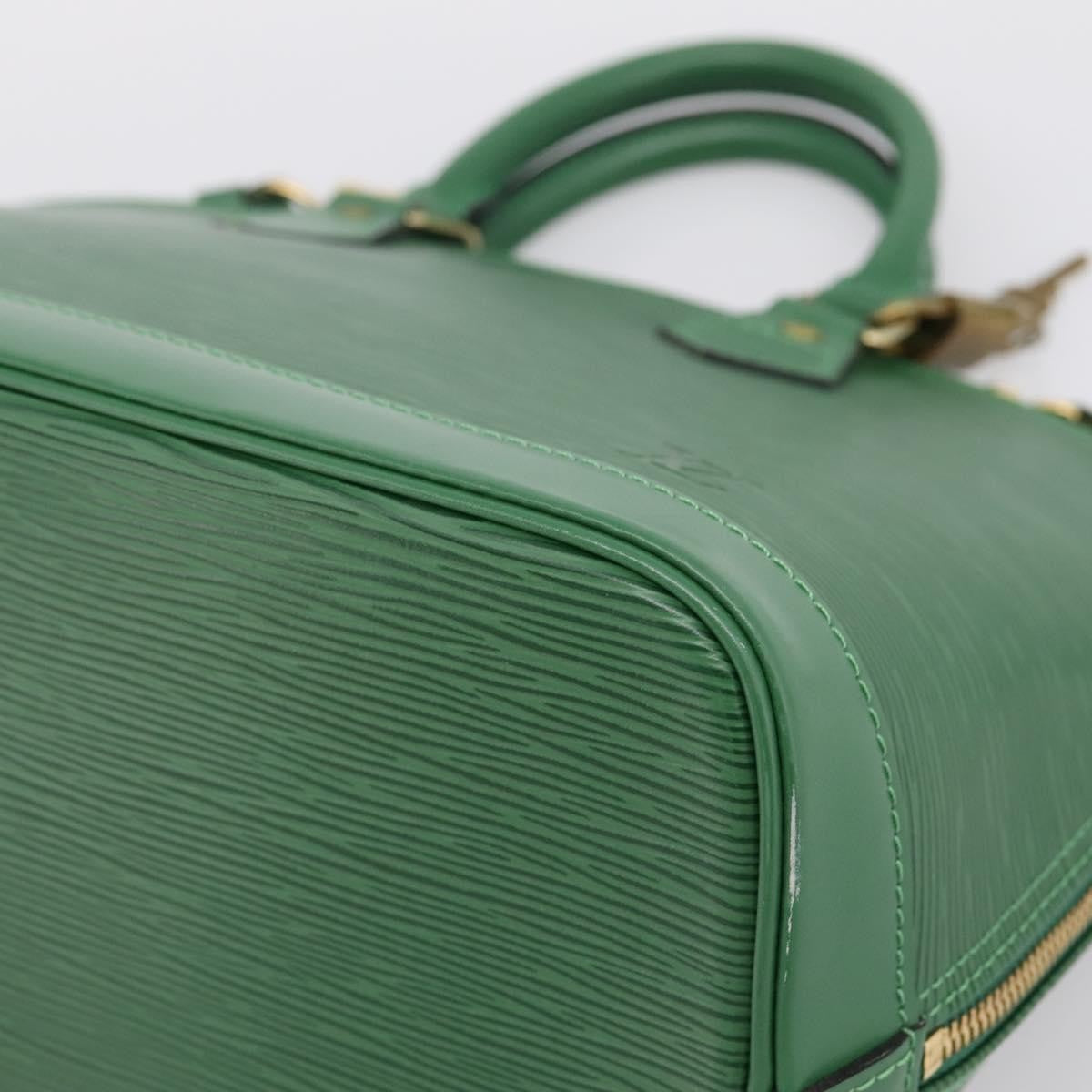 Louis Vuitton Alma Epi Leather Green Leather Handbag (Pre-Owned)