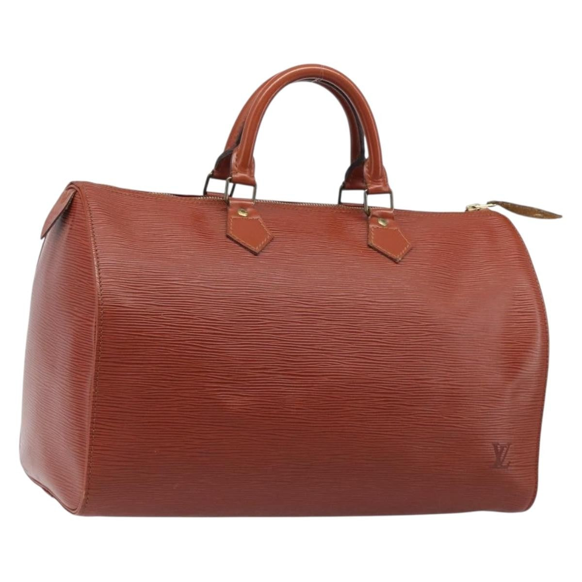 Louis Vuitton Speedy Epi Leather Brown Leather Handbag (Pre-Owned)