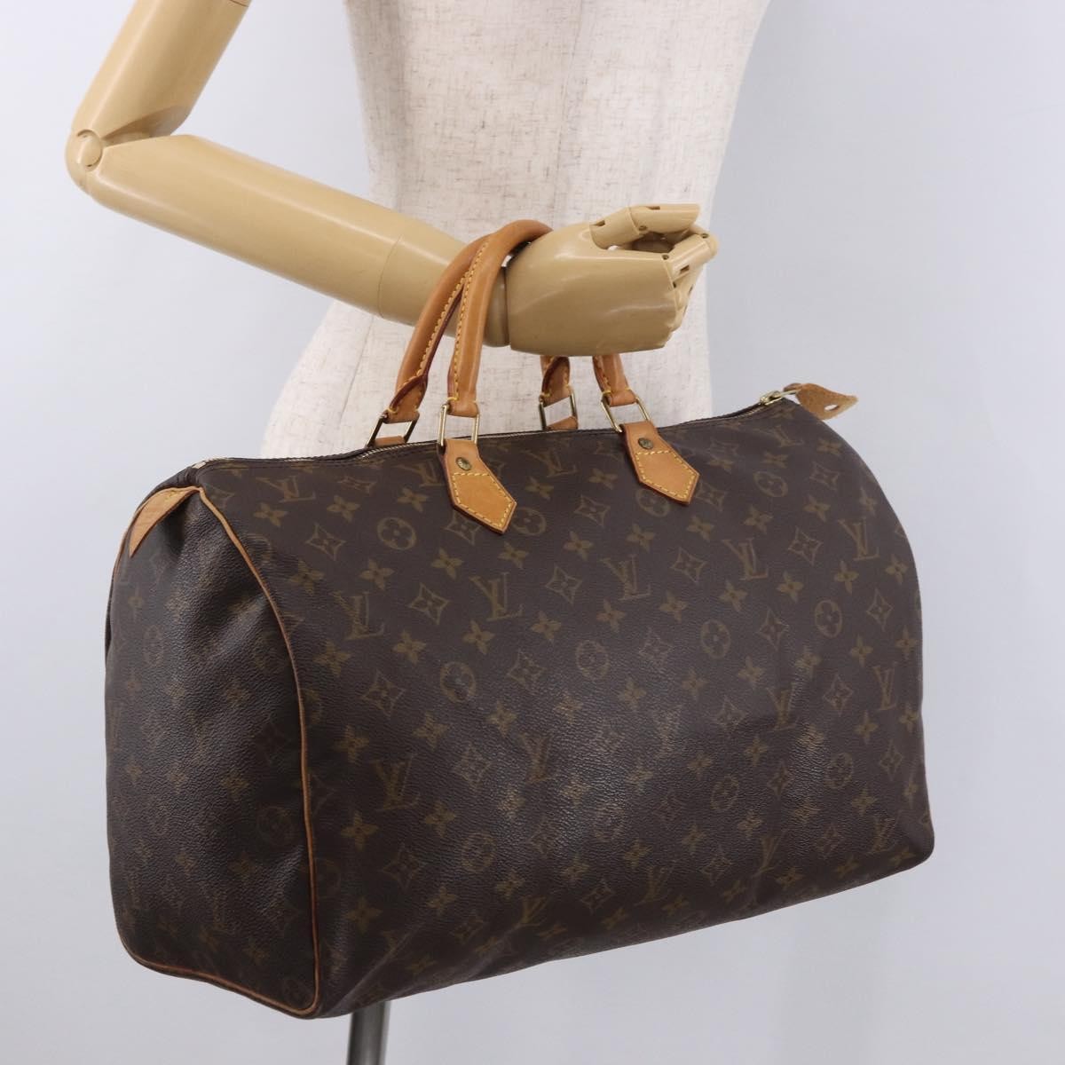 Louis Vuitton Speedy Monogram Canvas Brown Canvas Handbag (Pre-Owned)