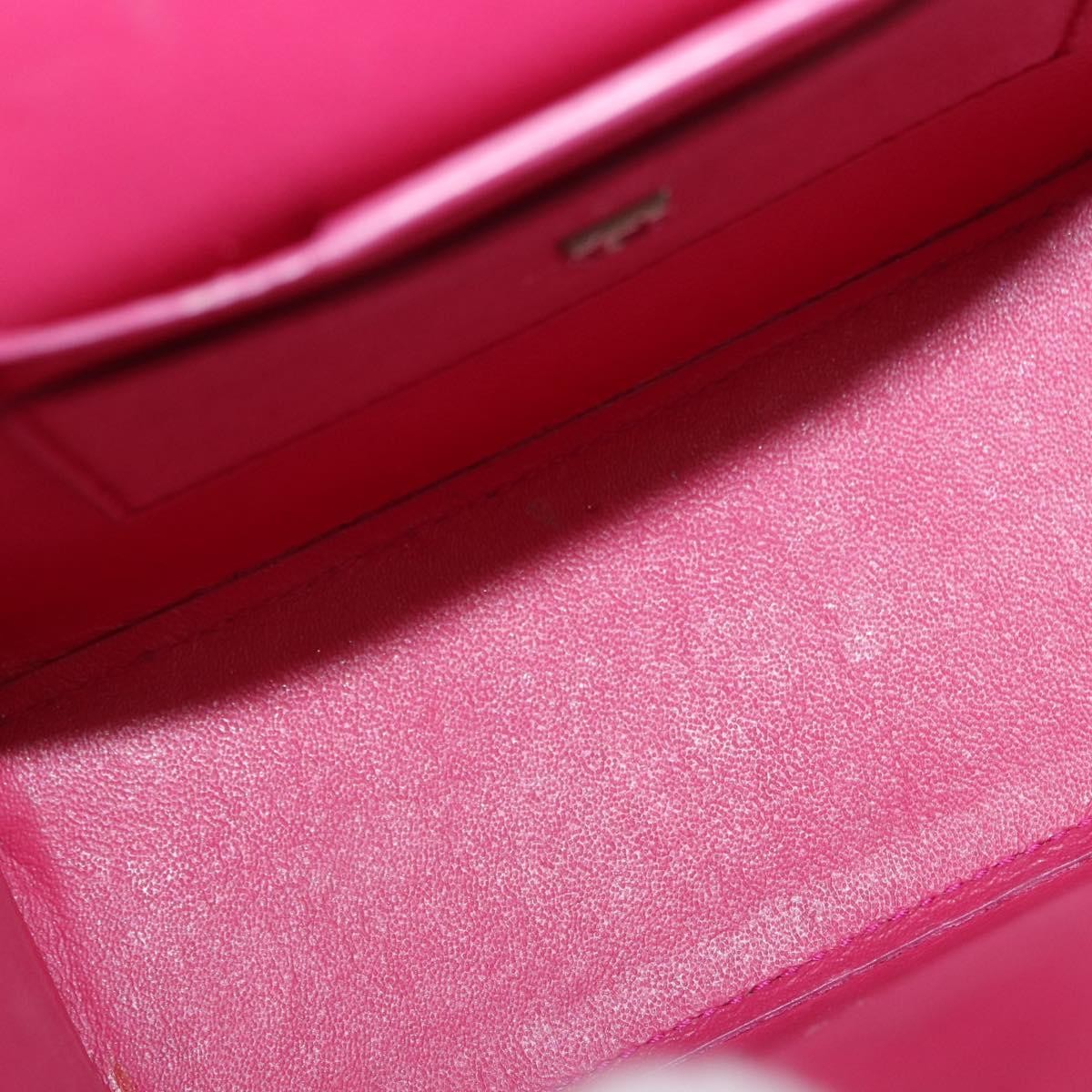 Salvatore Ferragamo Boxyz Top Handle Leather Pink Leather Handbag (Pre-Owned)