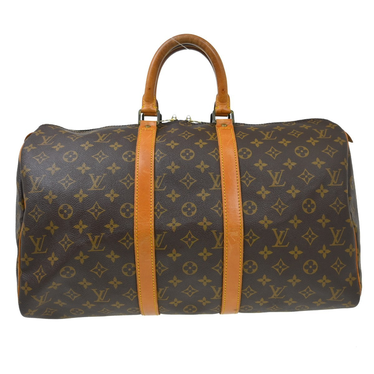 Louis Vuitton Keepall Monogram Canvas Brown Canvas Travel Bag Bag (Pre-Owned)