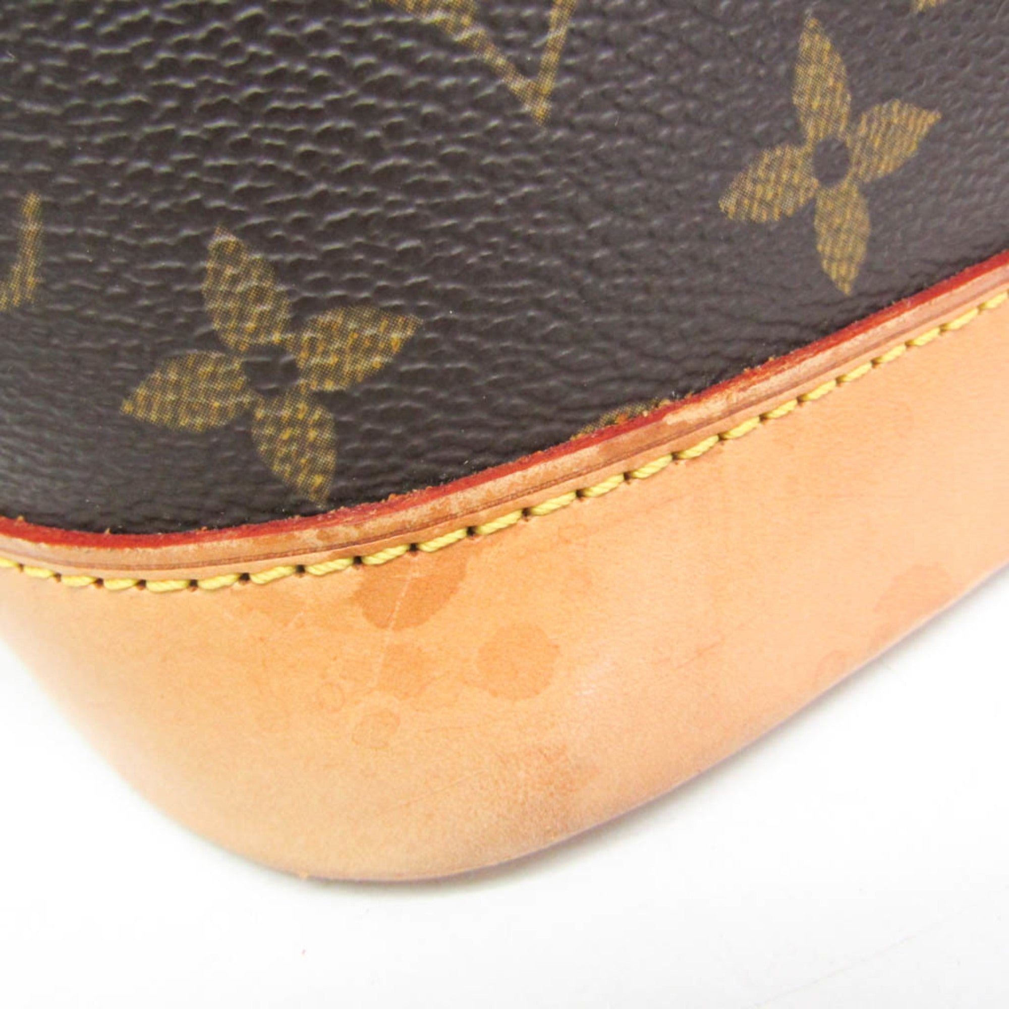 Louis Vuitton Alma Monogram Canvas Brown Canvas Handbag (Pre-Owned)