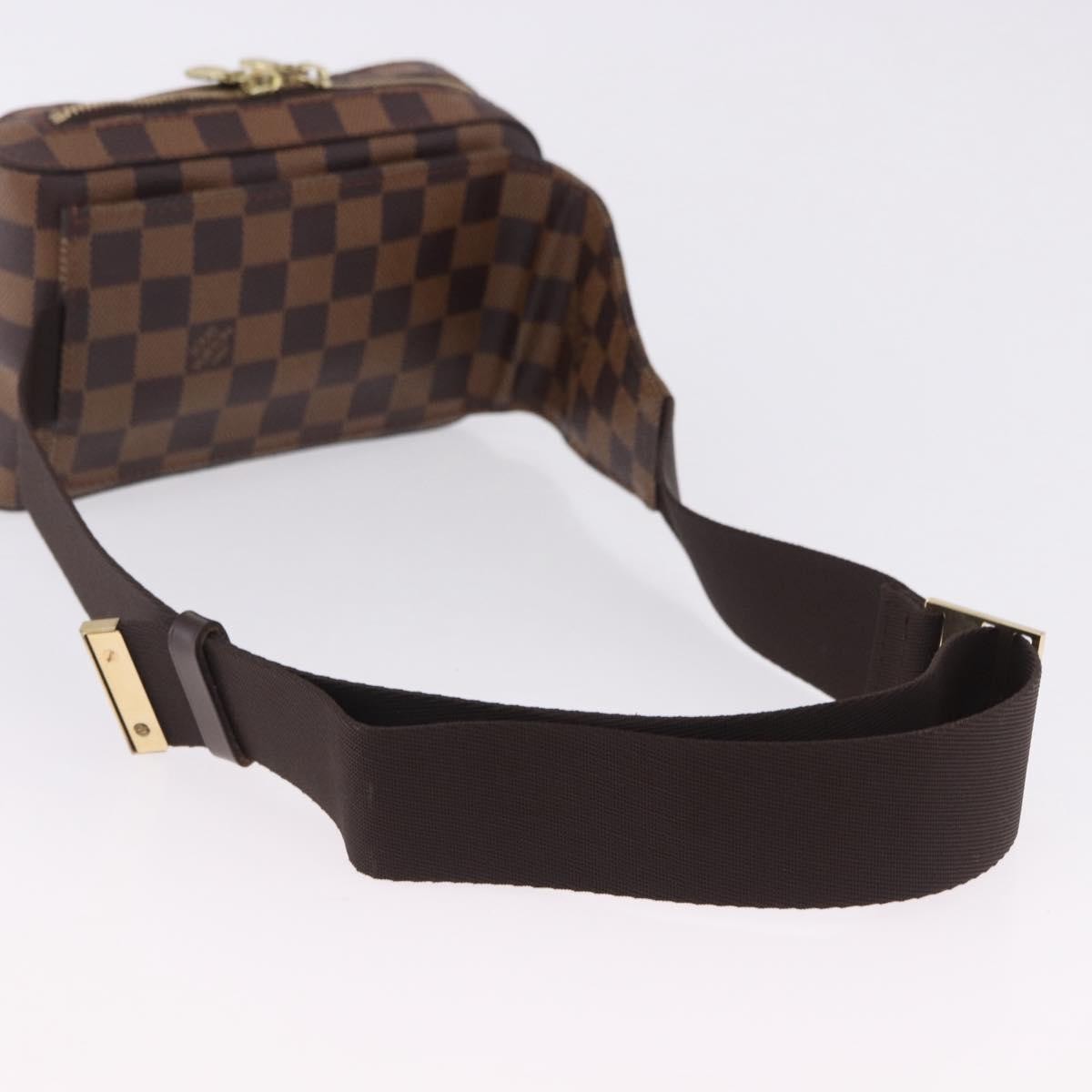Louis Vuitton Geronimos Damier Brown Canvas Clutche & Pouche Bag (Pre-Owned)