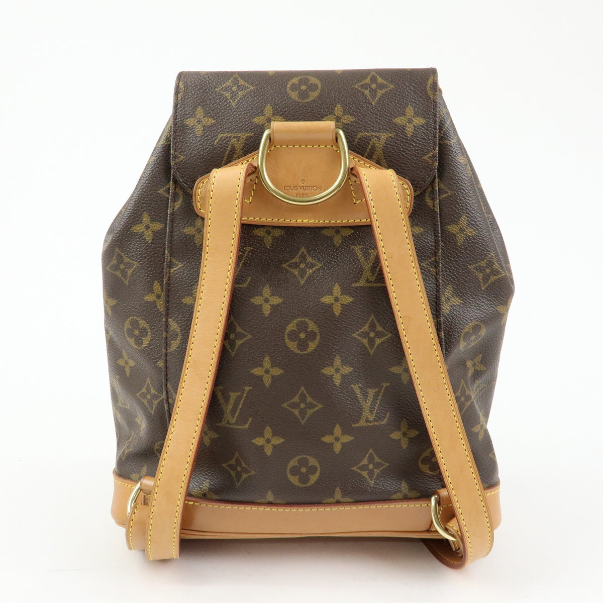 Louis Vuitton Vintage Montsouris Monogram Canvas Brown Canvas Backpack Bag (Pre-Owned)