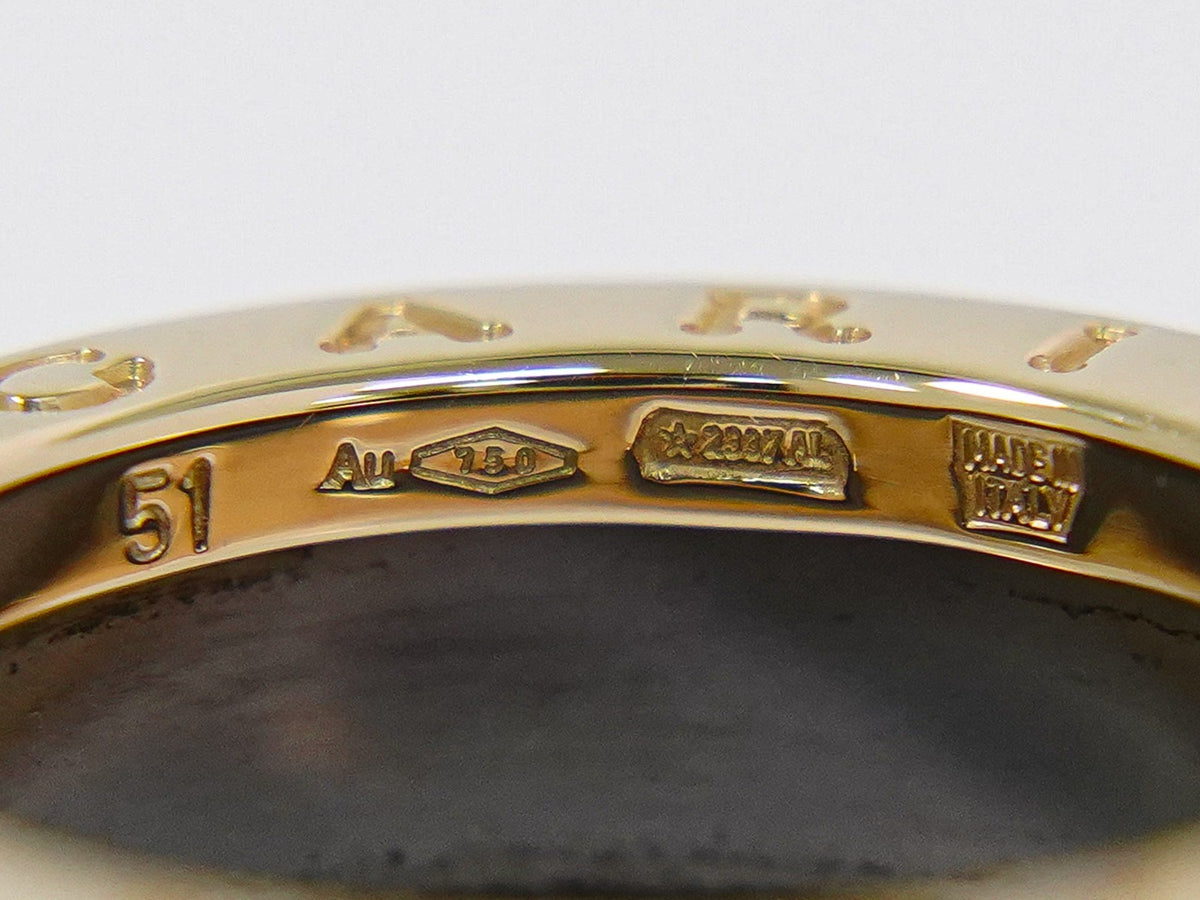 Bvlgari B.Zero1 One Band 18K Rose Gold Gold Rose_Gold Ring Jewelry (Pre-Owned)