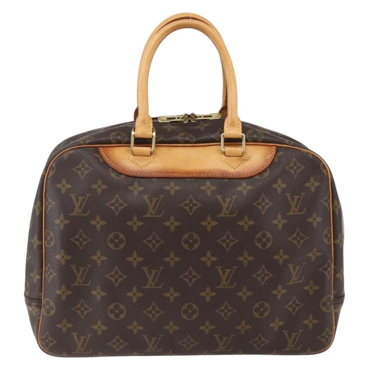 Louis Vuitton Deauville Monogram Canvas Brown Canvas Handbag (Pre-Owned)