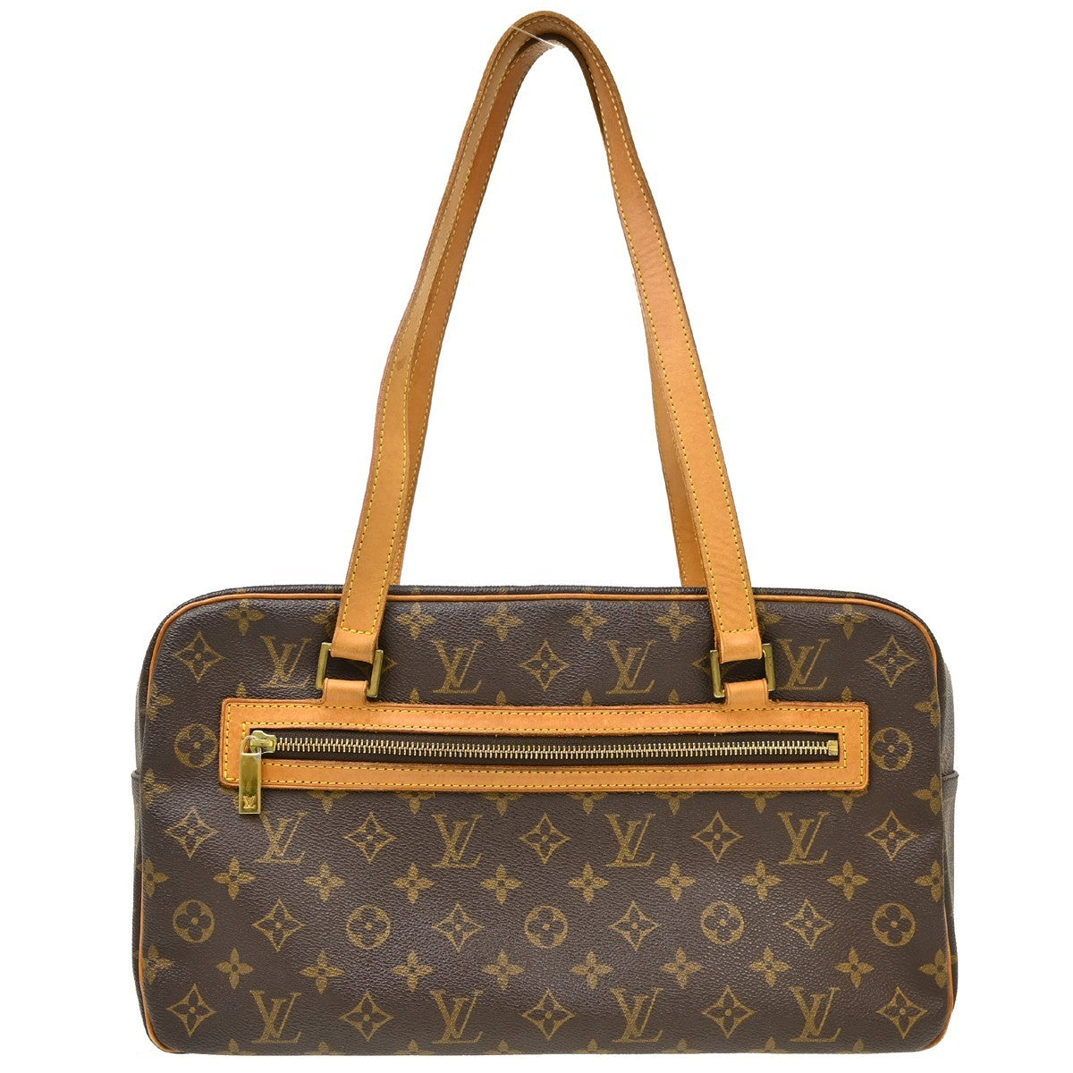 Louis Vuitton Cite Monogram Canvas Brown Canvas Shoulder Bag Bag (Pre-Owned)
