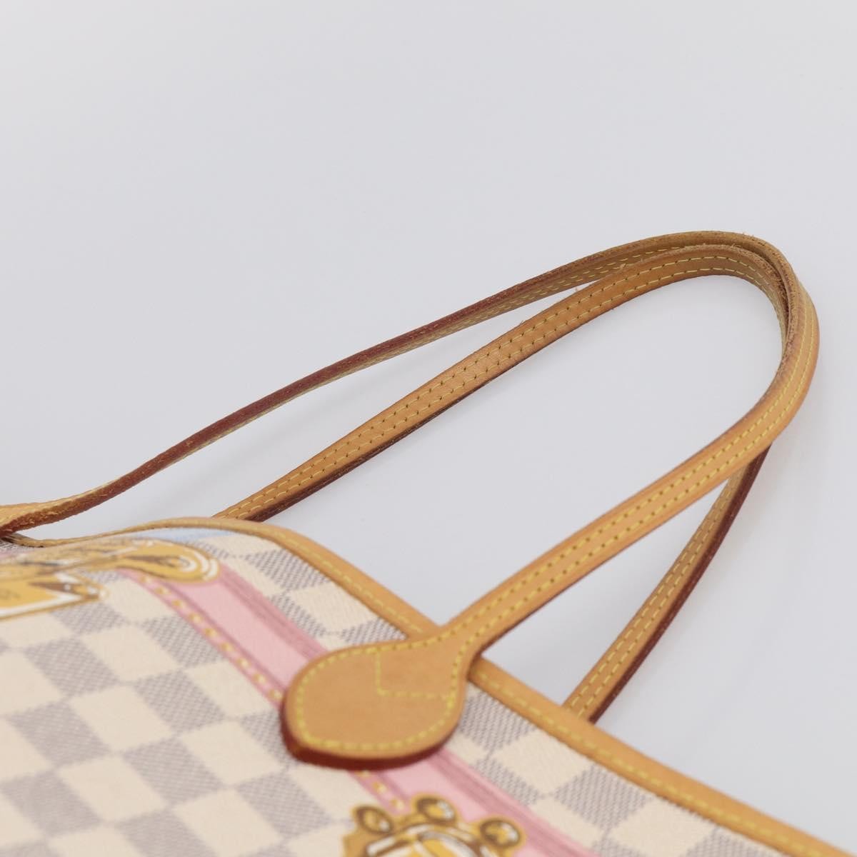 Louis Vuitton Neverfull Nm Limited Edition Damier Summer Trunks Multicolour Canvas Tote Bag Bag (Pre-Owned)