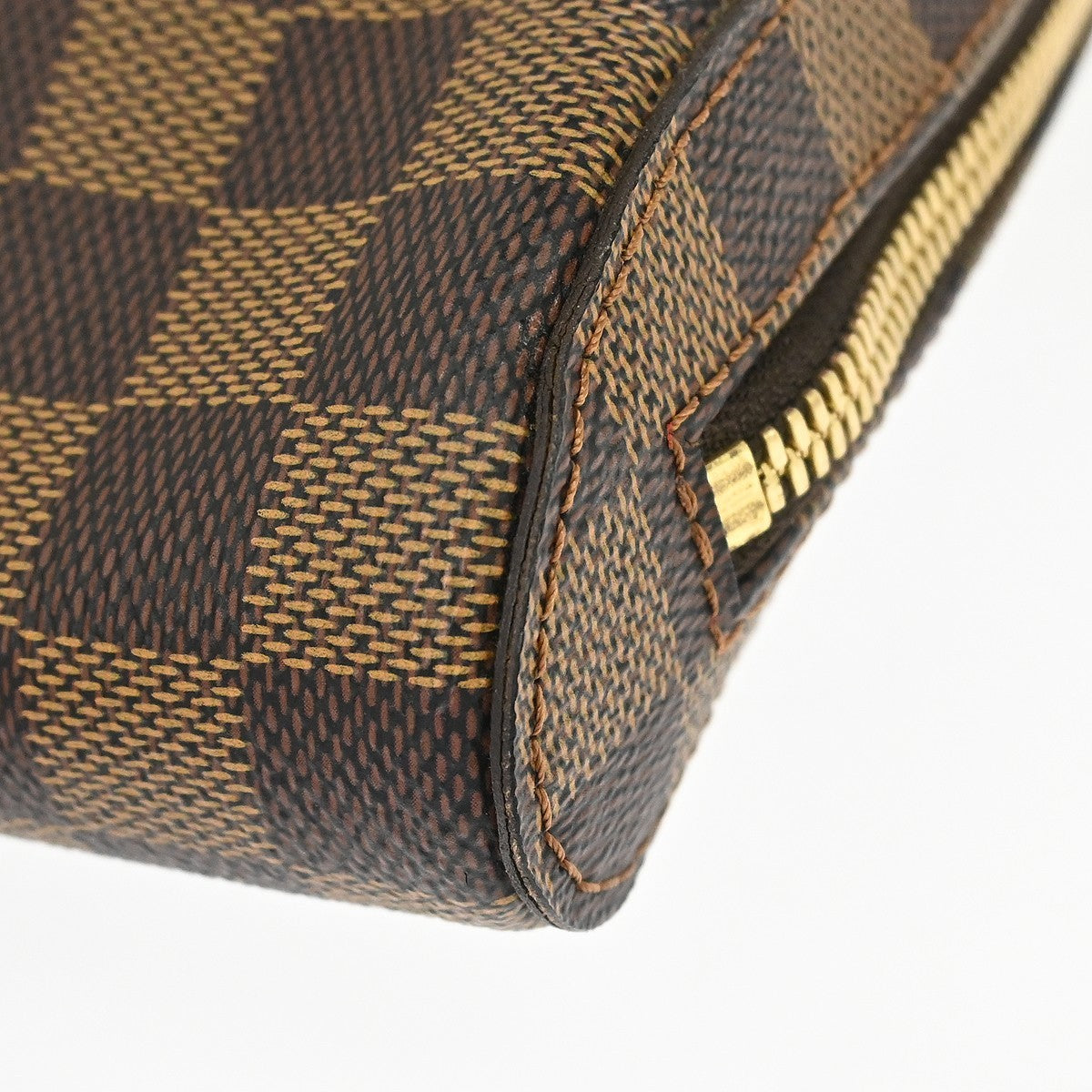 Louis Vuitton Geronimos Damier Brown Canvas Clutche & Pouche Bag (Pre-Owned)