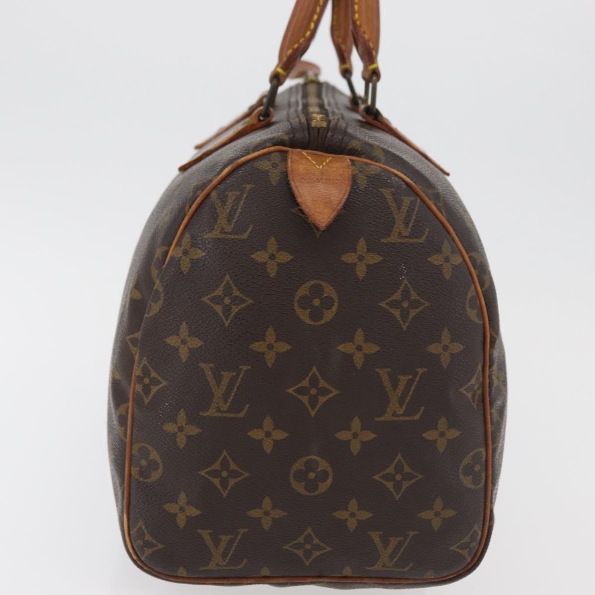 Louis Vuitton Speedy Monogram Canvas Brown Canvas Handbag (Pre-Owned)