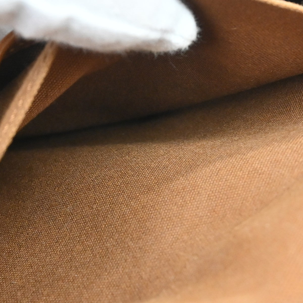 Louis Vuitton Saumur Monogram Brown Canvas Shoulder Bag Bag (Pre-Owned)
