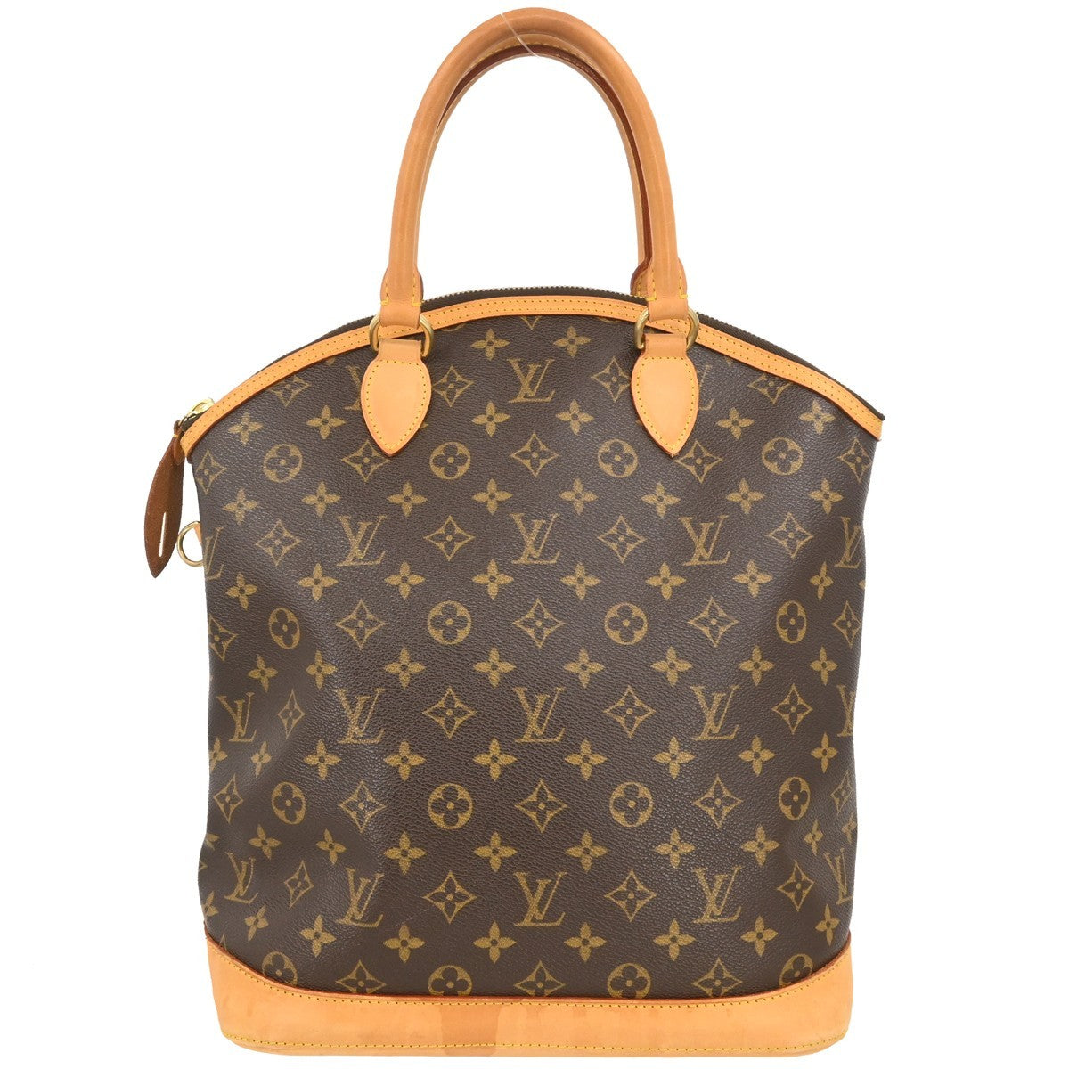 Louis Vuitton Lockit Limited Edition Monogram Addiction Rubber Brown Canvas Handbag (Pre-Owned)