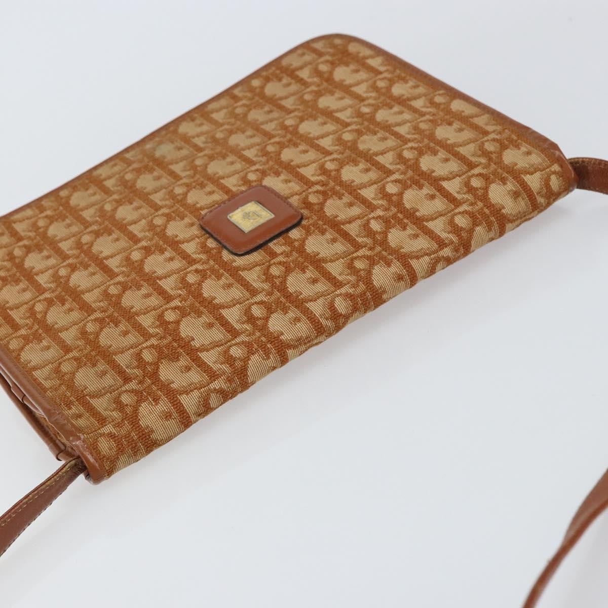 Christian Dior Vintage Trotter Canvas Brown Canvas Shoulder Bag Bag (Pre-Owned)