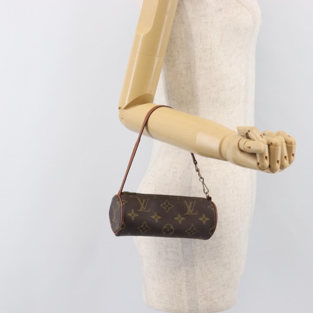 Louis Vuitton Papillon Pochette Monogram Canvas Brown Canvas Clutche & Pouche Bag (Pre-Owned)