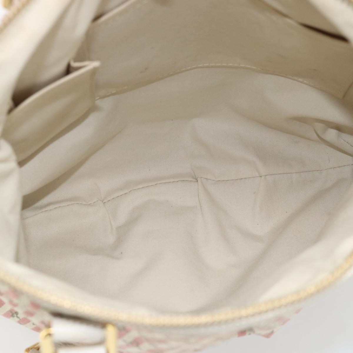 Louis Vuitton Marina Mini Lin Croisette Pink Canvas Handbag (Pre-Owned)