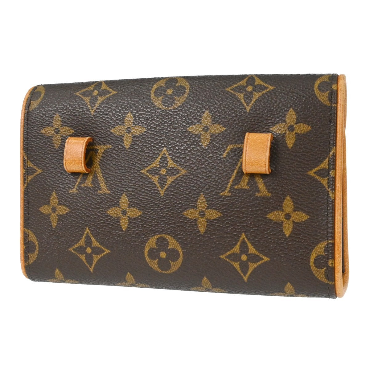 Louis Vuitton Florentine Waist Monogram Canvas Brown Canvas Handbag (Pre-Owned)