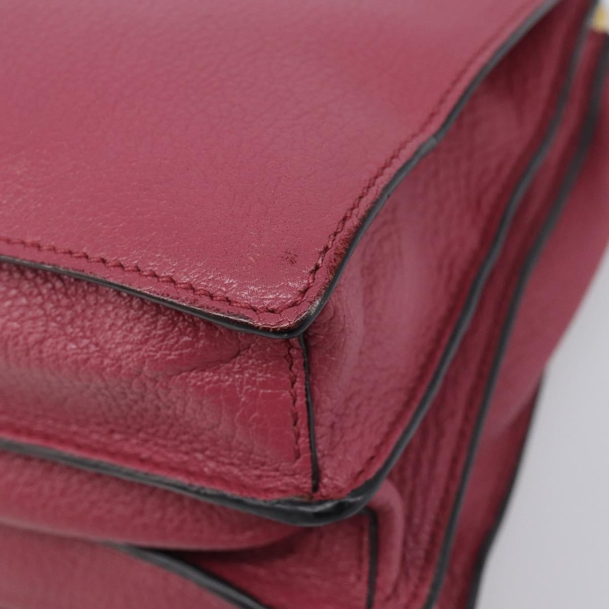 Miu Miu Madras Convertible Compartment Leather Pink Leather Tote Bag Bag (Pre-Owned)
