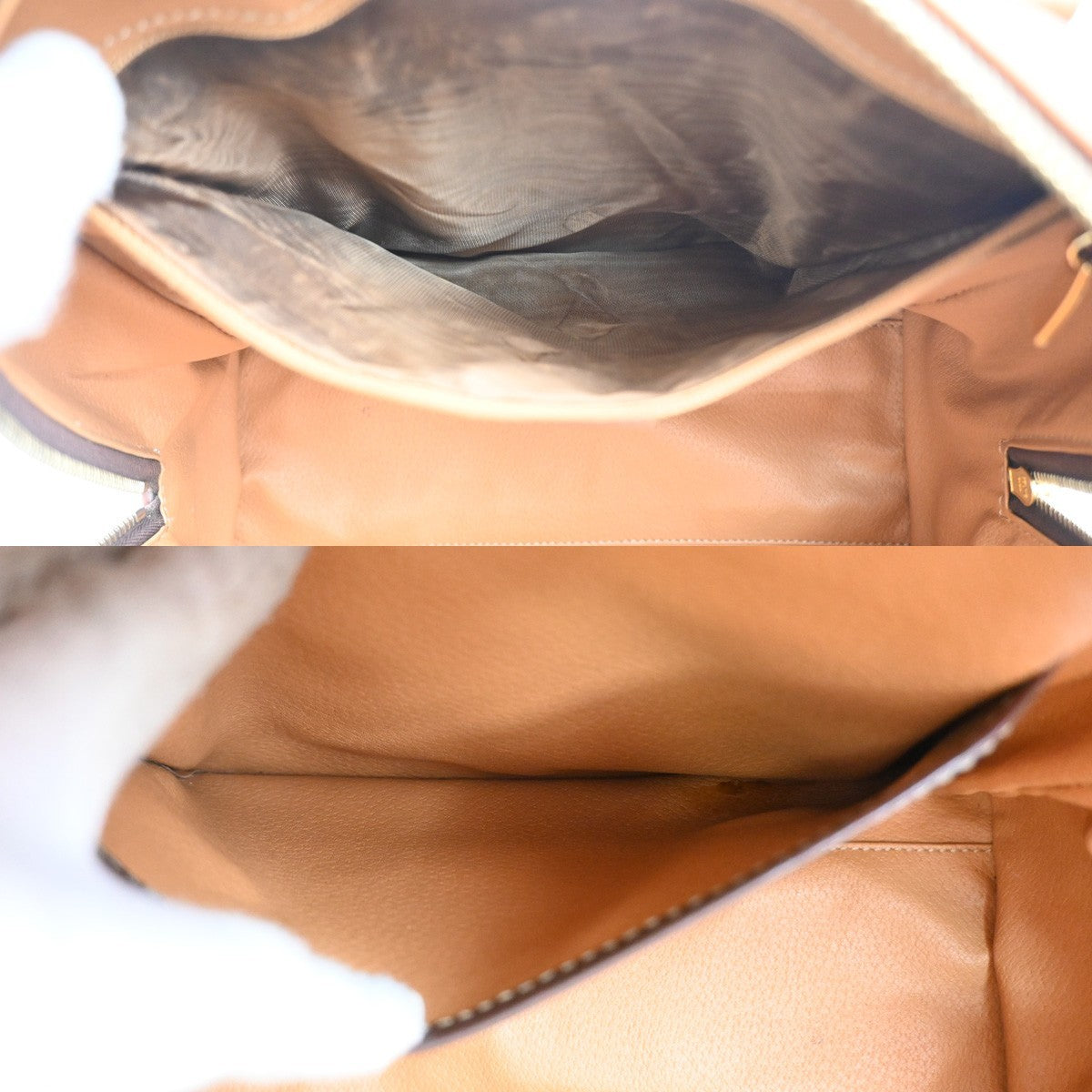 Celine Macadam Macadam With Leather Brown Pvc Handbag (Pre-Owned)