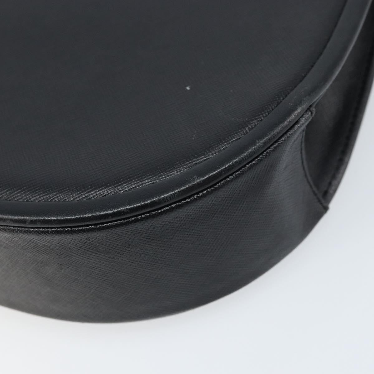 Saint Laurent Vintage Leather Black Leather Shoulder Bag Bag (Pre-Owned)