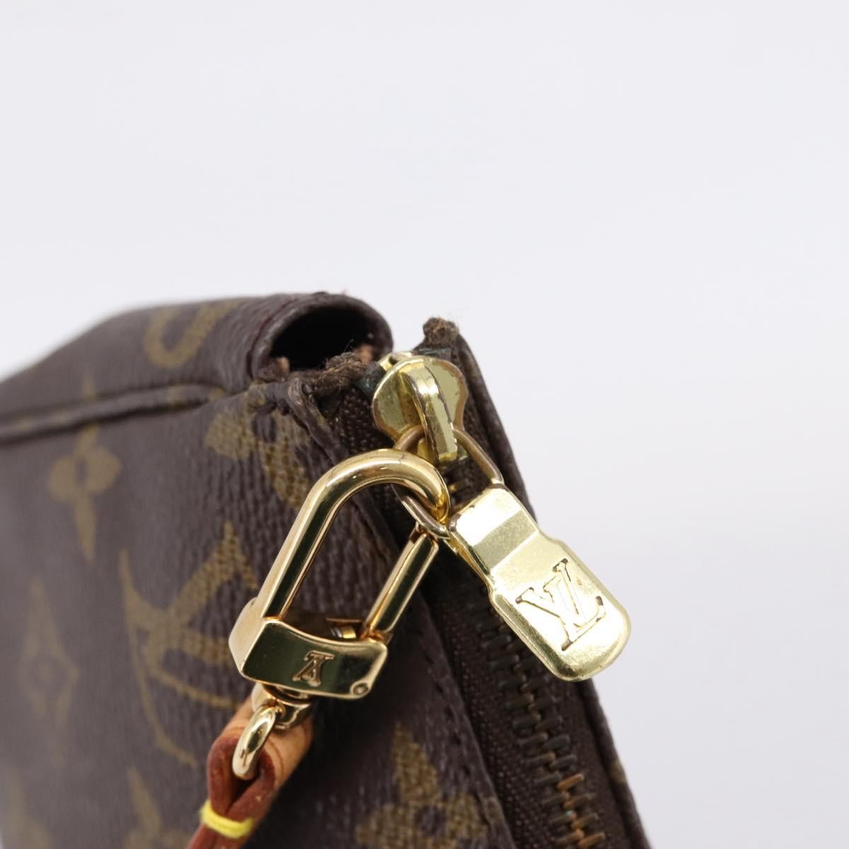 Louis Vuitton Pochette Accessoires Nm Monogram Canvas Brown Canvas Clutche & Pouche Bag (Pre-Owned)