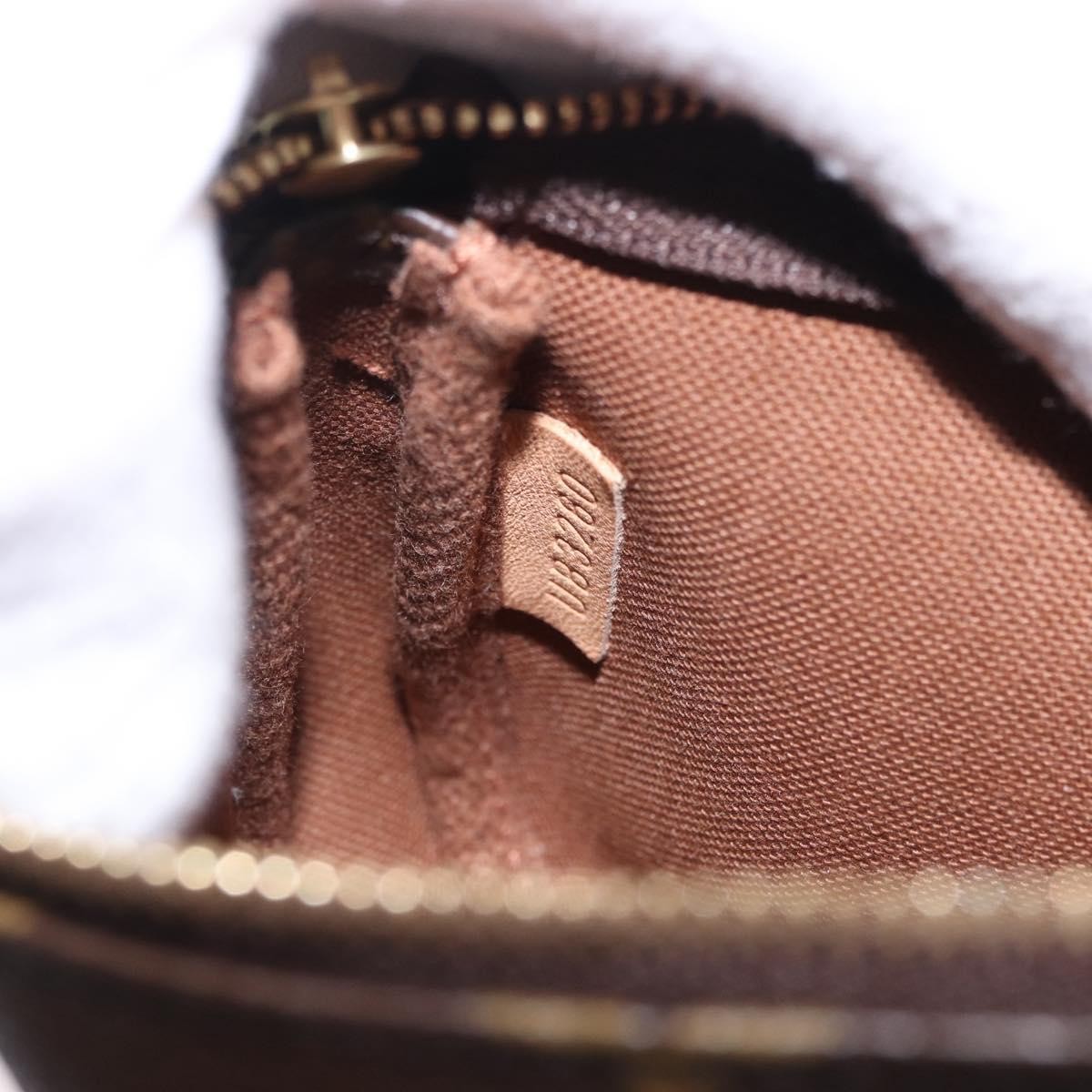 Louis Vuitton Mini Pochette Accessoires Canvas Brown Canvas Clutche & Pouche Bag (Pre-Owned)