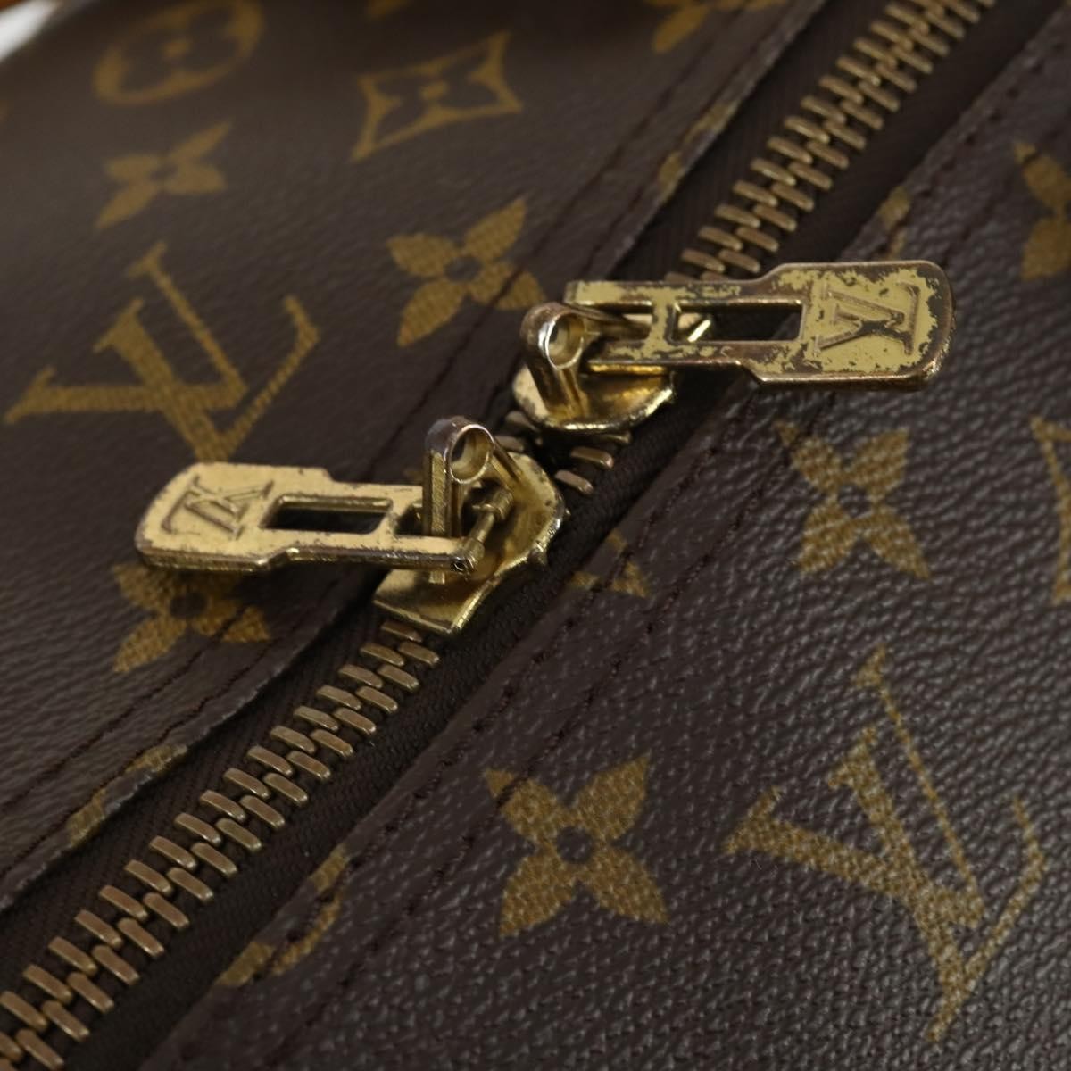 Louis Vuitton Keepall Monogram Canvas Brown Canvas Travel Bag Bag (Pre-Owned)