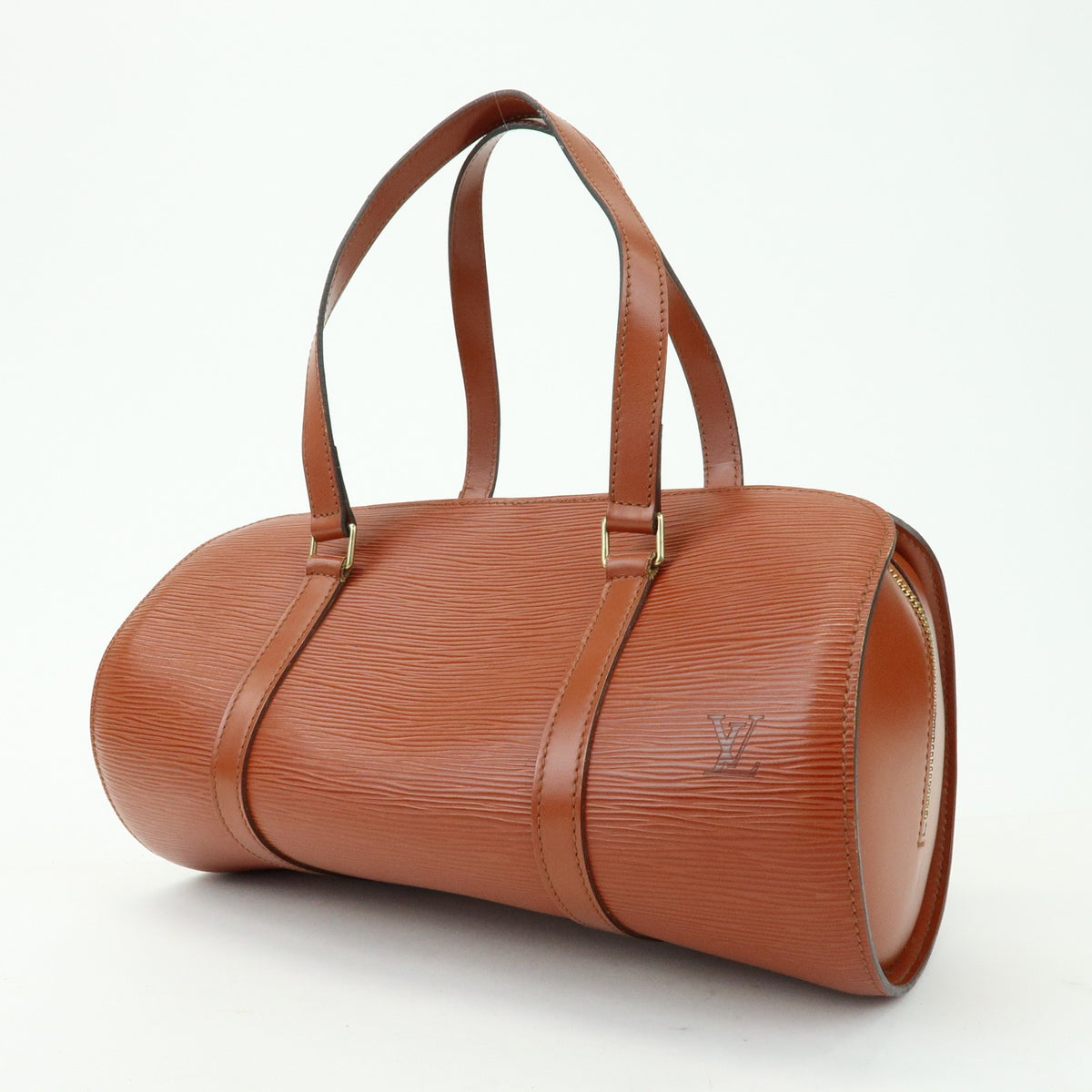 Louis Vuitton Soufflot Epi Leather Brown Leather Tote Bag Bag (Pre-Owned)