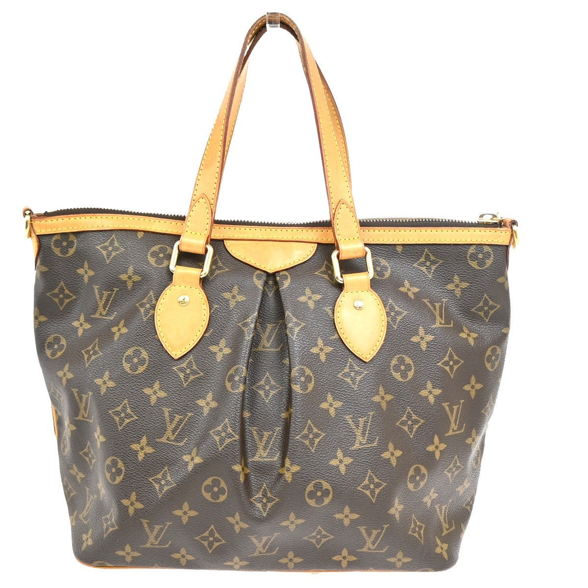 Louis Vuitton Palermo Monogram Canvas Brown Canvas Handbag (Pre-Owned)