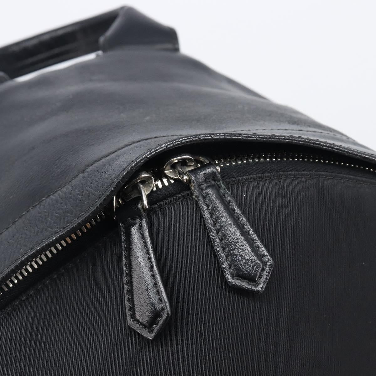 Fendi Monster Nylon With Leather Black Leather Backpack Bag (Pre-Owned)