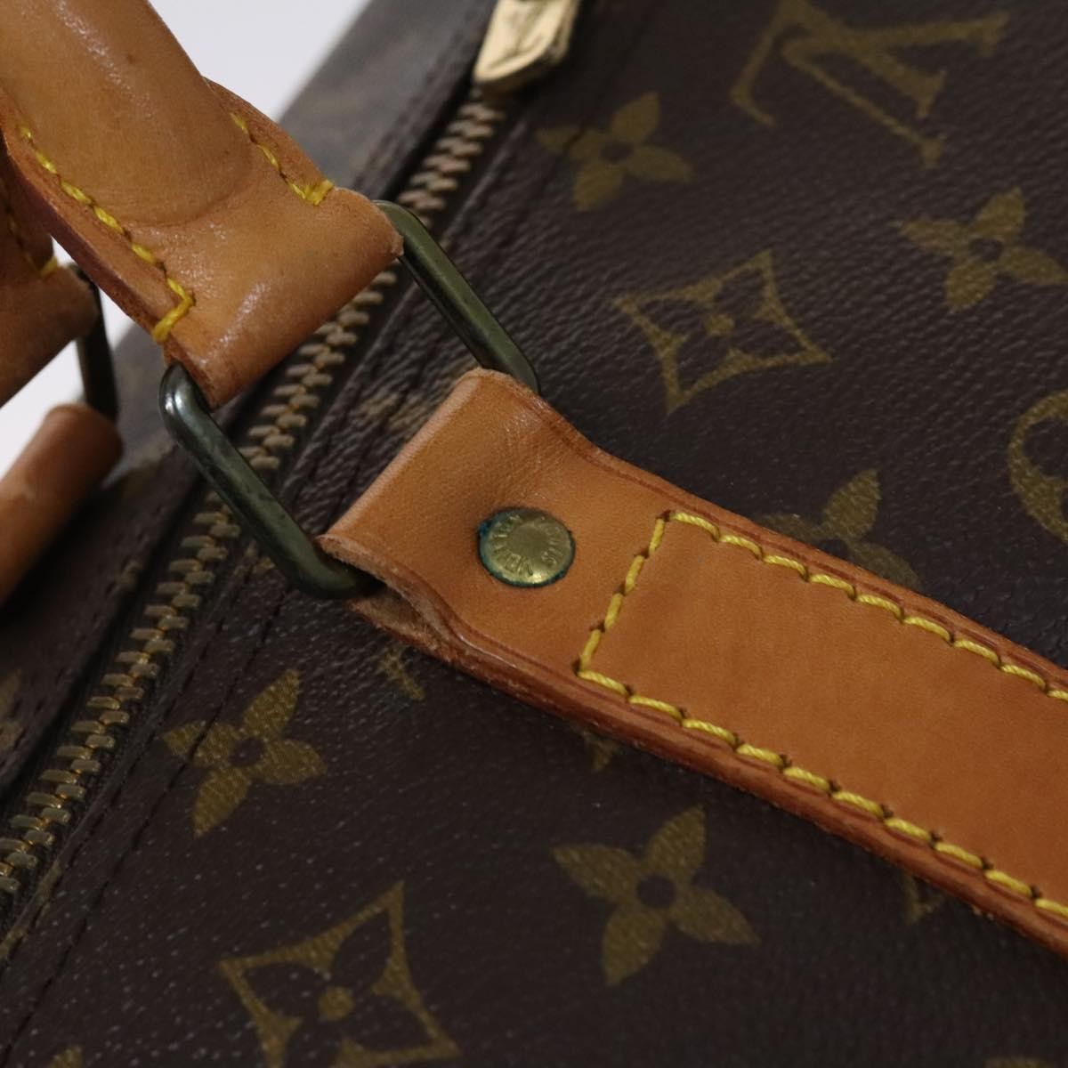 Louis Vuitton Keepall Monogram Canvas Brown Canvas Travel Bag Bag (Pre-Owned)