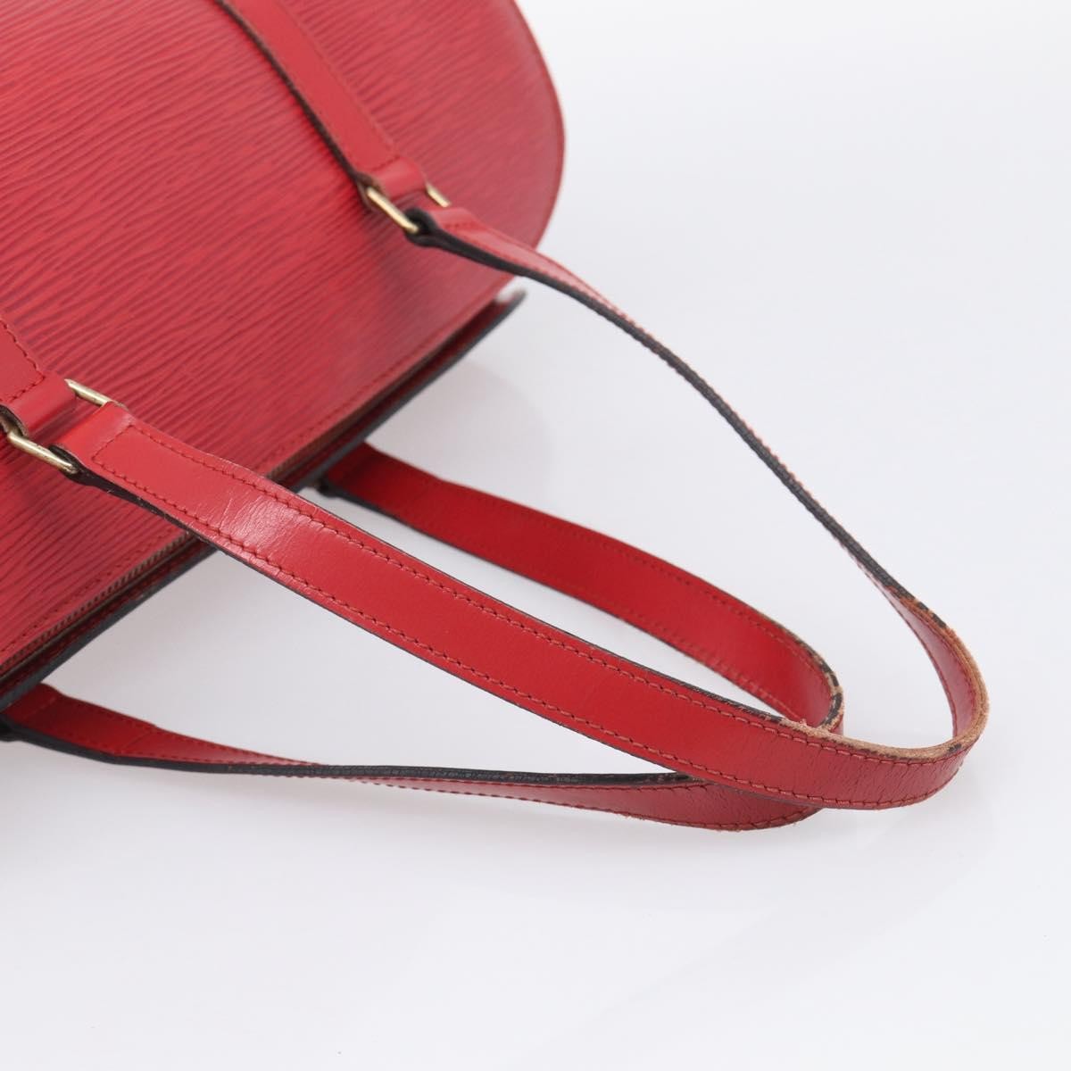 Louis Vuitton Soufflot Epi Leather Red Leather Tote Bag Bag (Pre-Owned)
